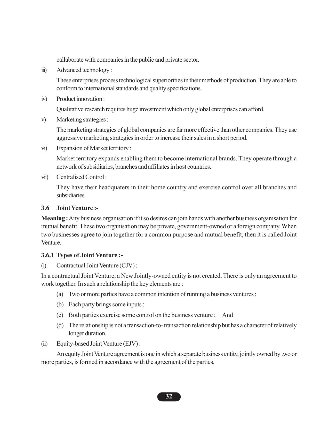 Tripura Board Class 11 Business Studies English Version Workbooks - Page 36