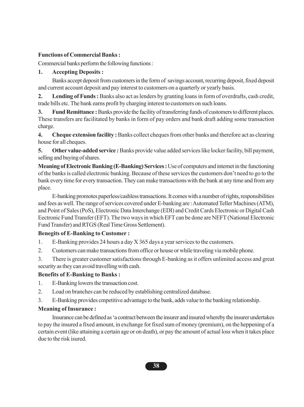 Tripura Board Class 11 Business Studies English Version Workbooks - Page 42
