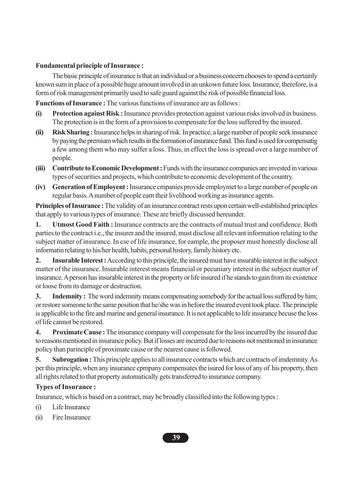 Tripura Board Class 11 Business Studies English Version Workbooks - Page 43
