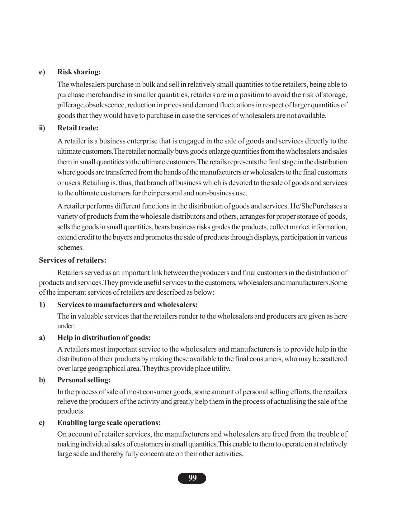 Tripura Board Class 11 Business Studies English Version Workbooks - Page 103
