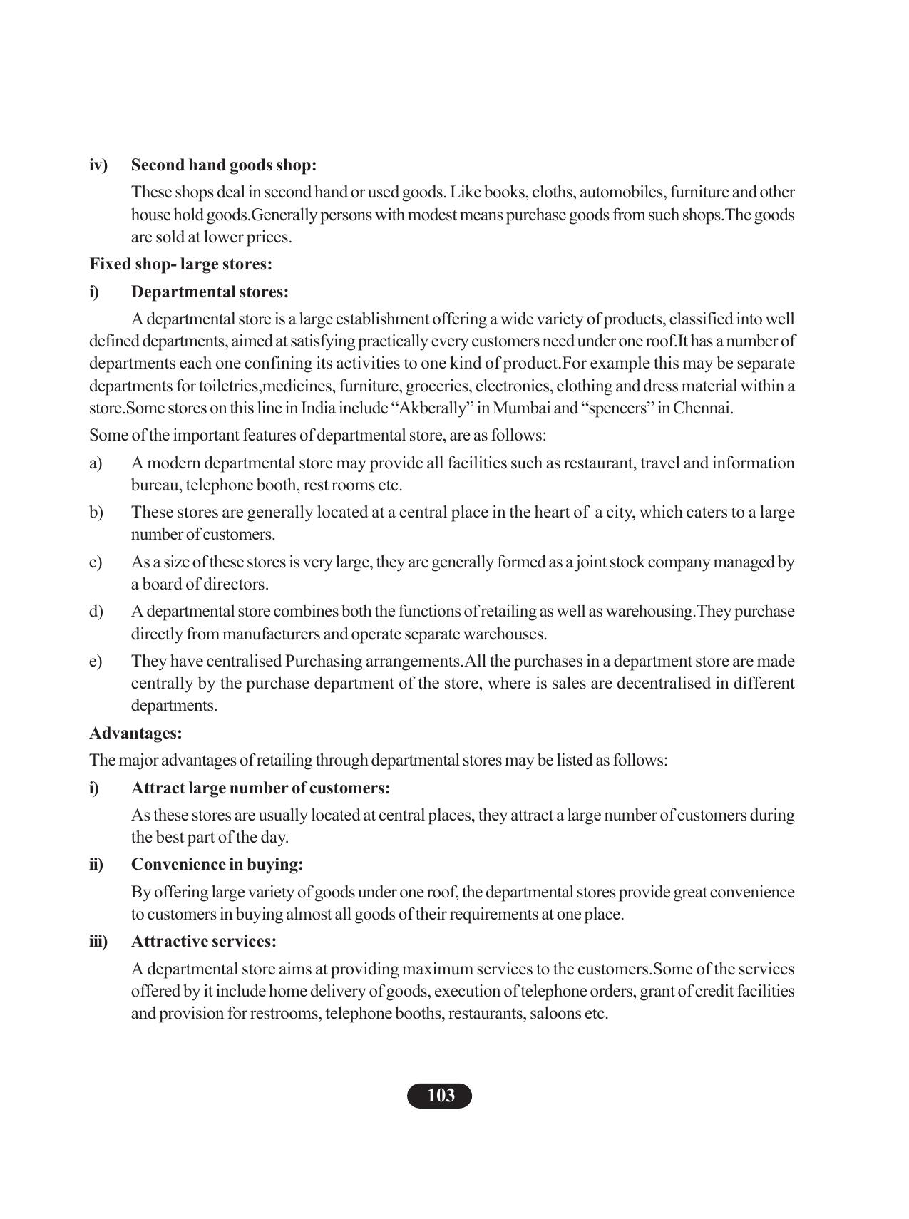 Tripura Board Class 11 Business Studies English Version Workbooks - Page 107