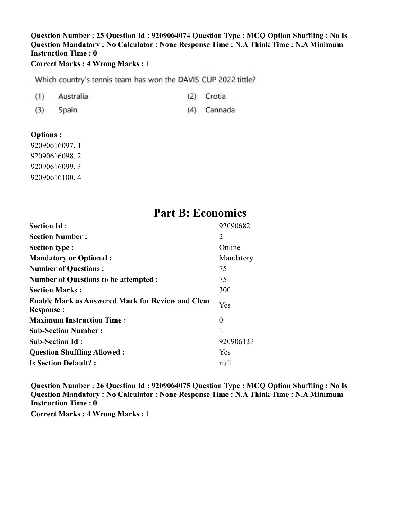 CUET PG 2023: COQP10 – Economics (Eng.)-shift 1 (06-06-2023) Question Paper - Page 31