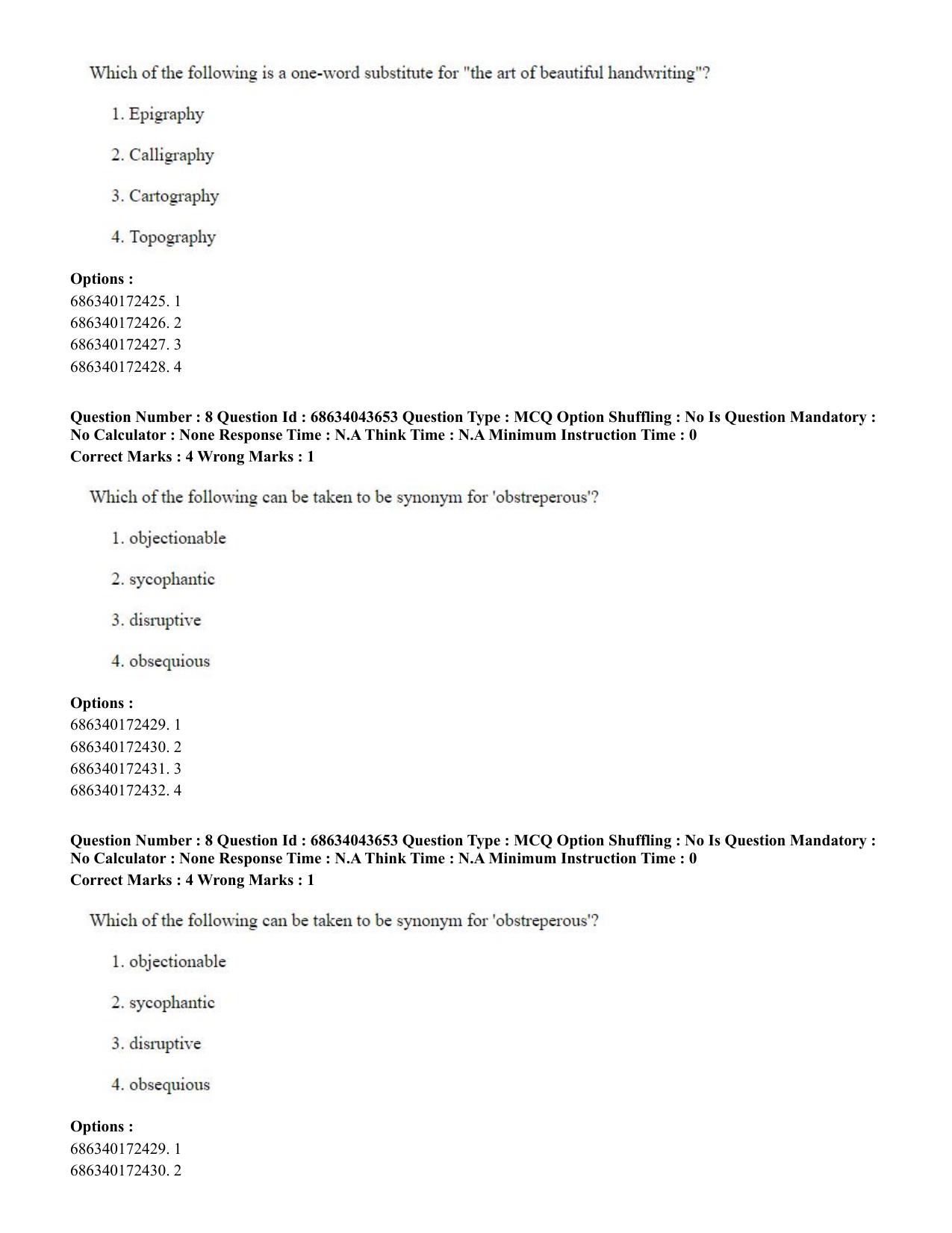 CUET PG 2023: HUQP22 – Sociology (Eng)-Shift 3 (30-06-2023) Question Paper - Page 8
