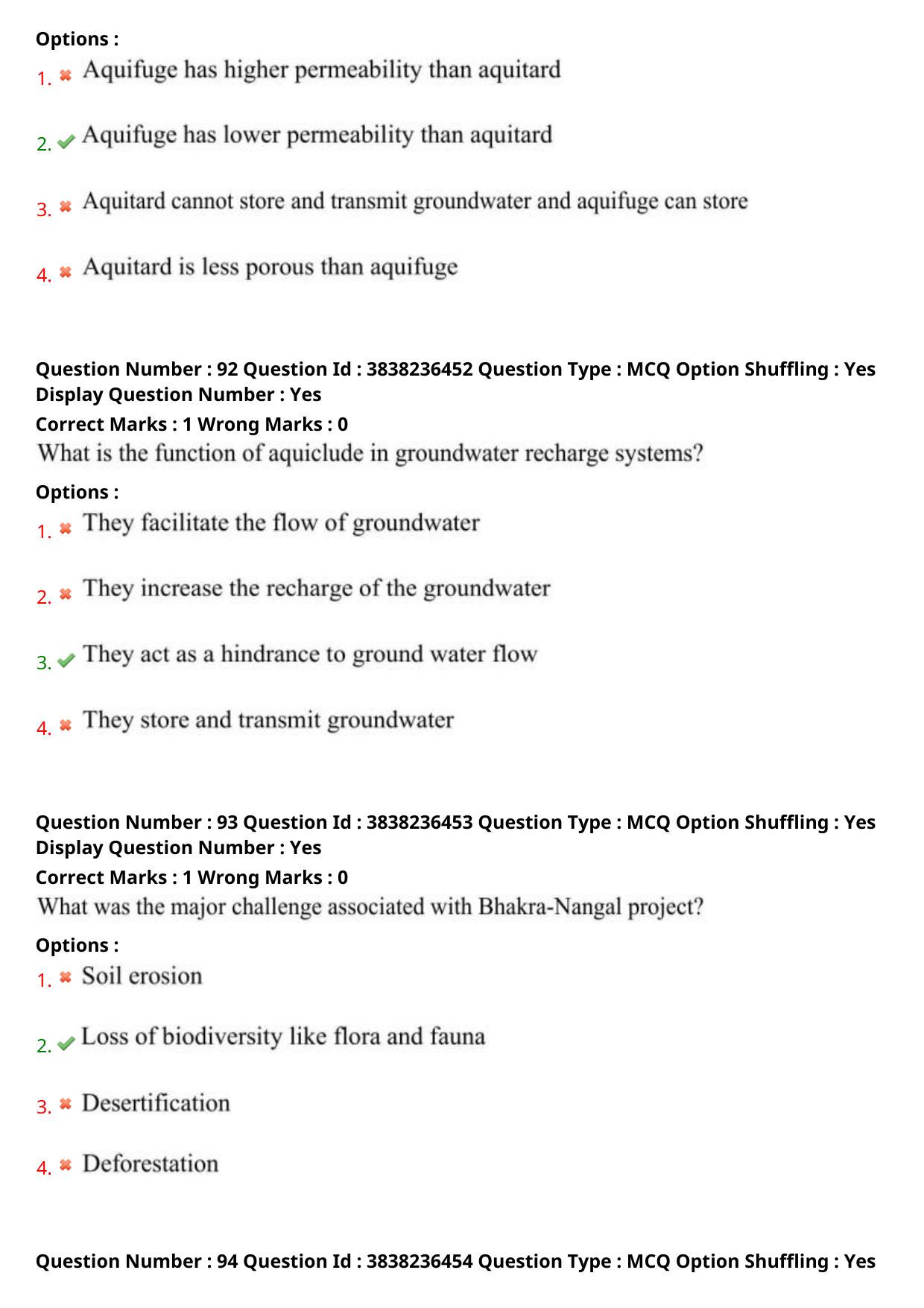 TS PGECET 2024: Environmental Management Question Papers with Answer - Page 36