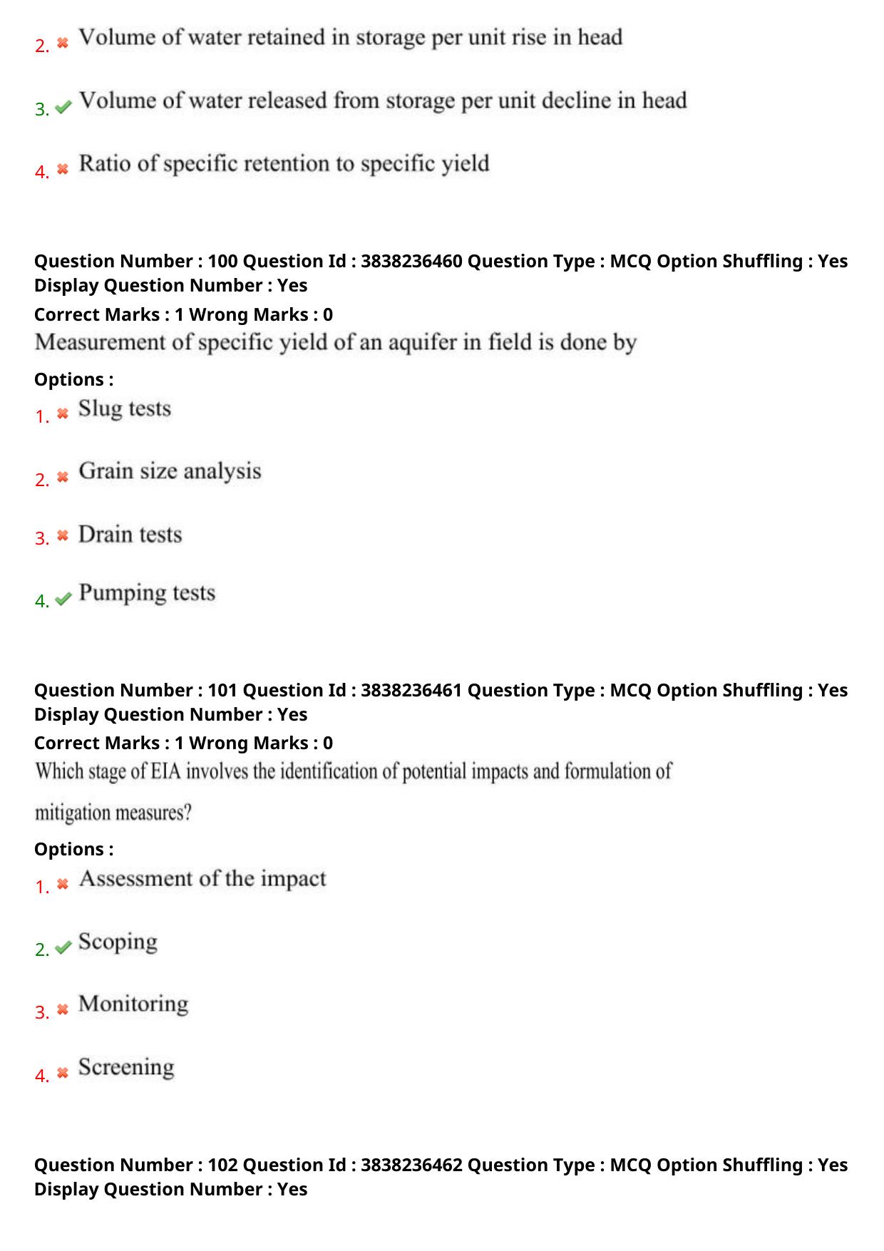 TS PGECET 2024: Environmental Management Question Papers with Answer - Page 39