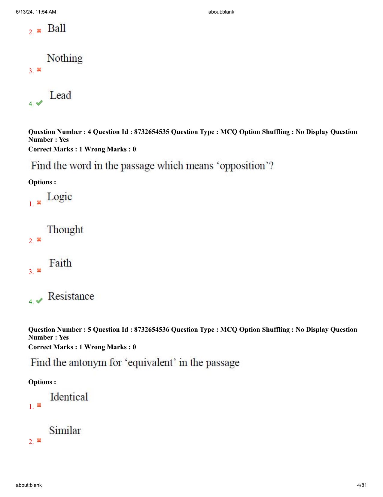 AP EDCET 2024 English Question Paper with Answer Key (English) - Page 4
