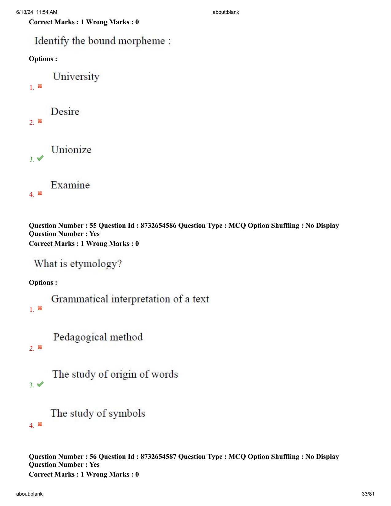 AP EDCET 2024 English Question Paper with Answer Key (English) - Page 33