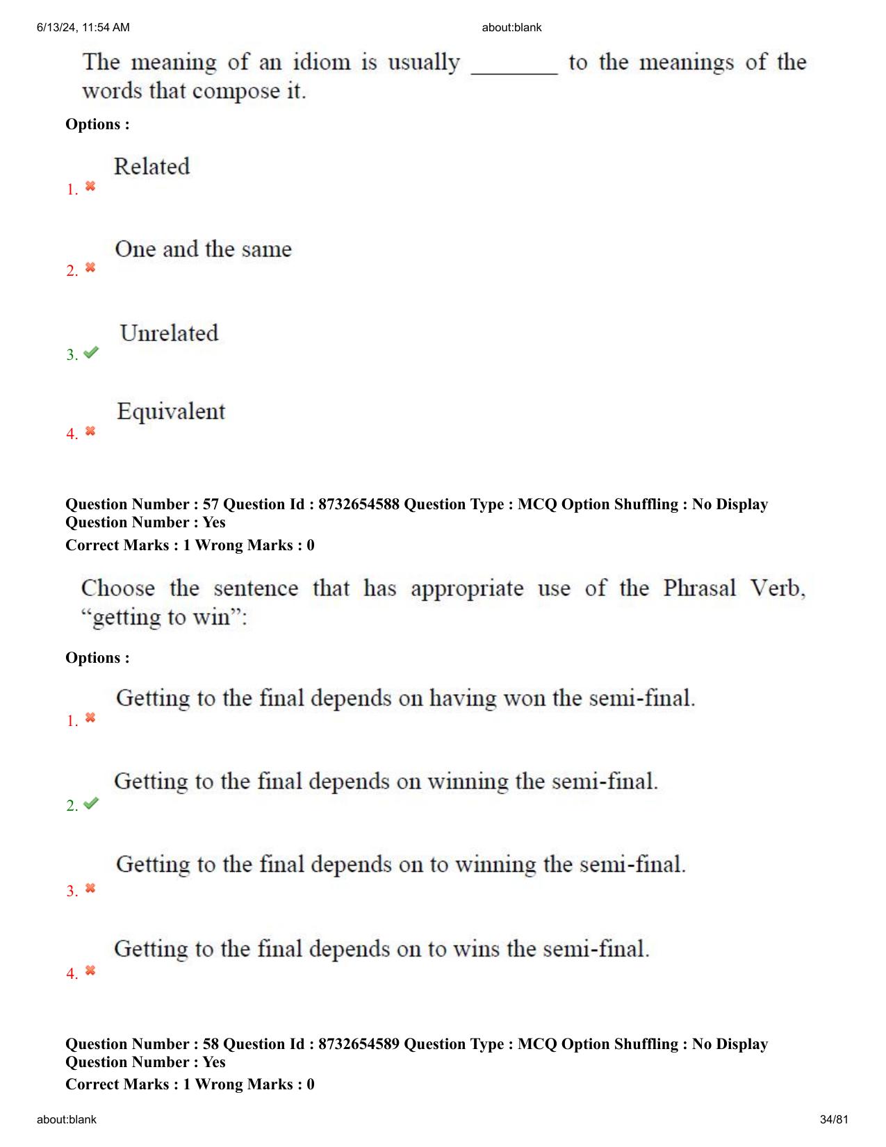 AP EDCET 2024 English Question Paper with Answer Key (English) - Page 34