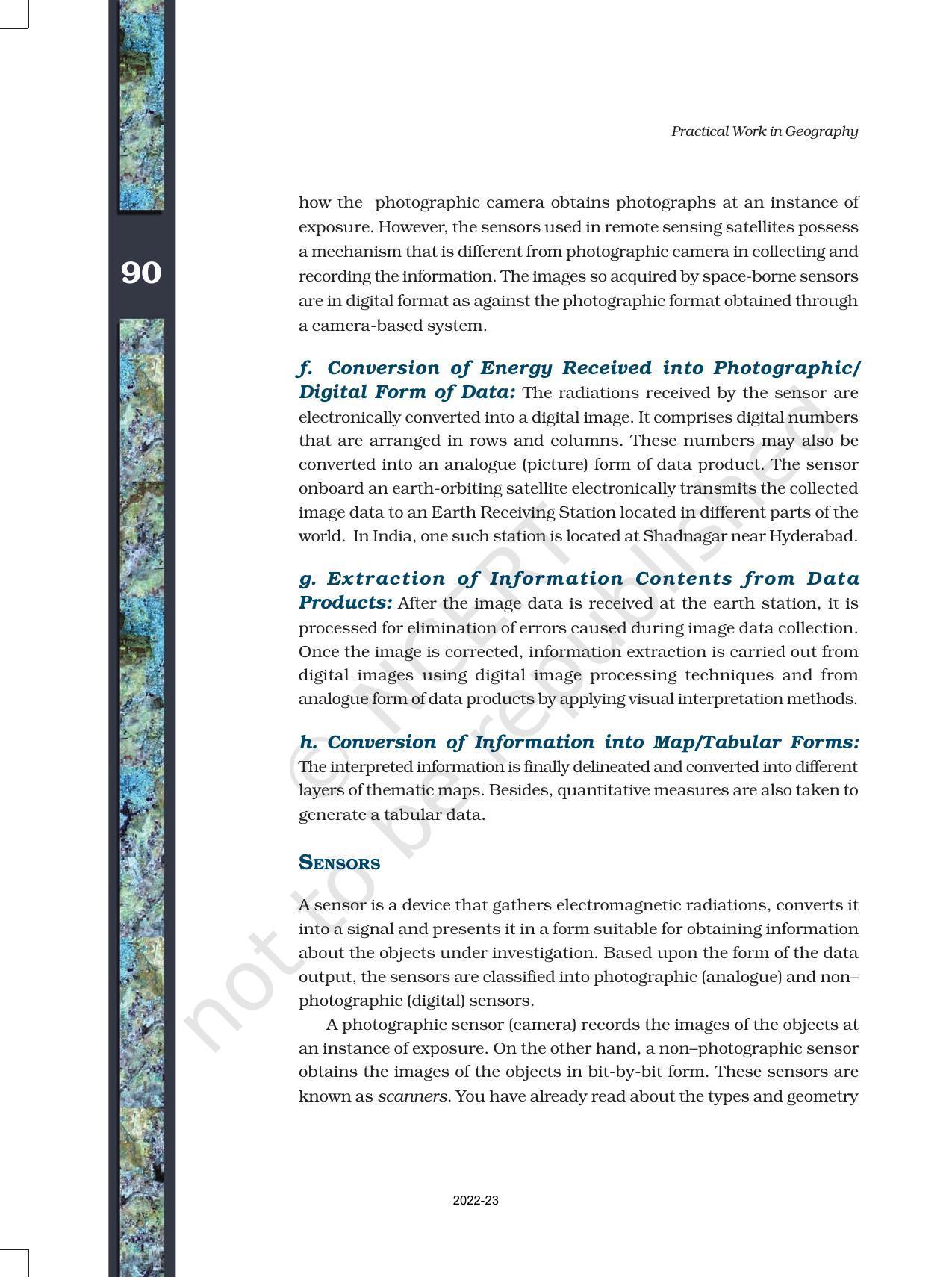 NCERT Book for Class 11 Geography (Part-III) Chapter 7 Introduction to Remote Sensing - Page 7