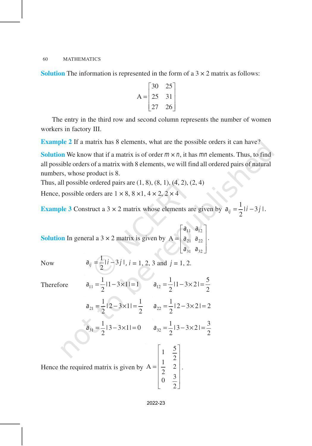 NCERT Book for Class 12 Maths Chapter 3 Matrices - Page 5