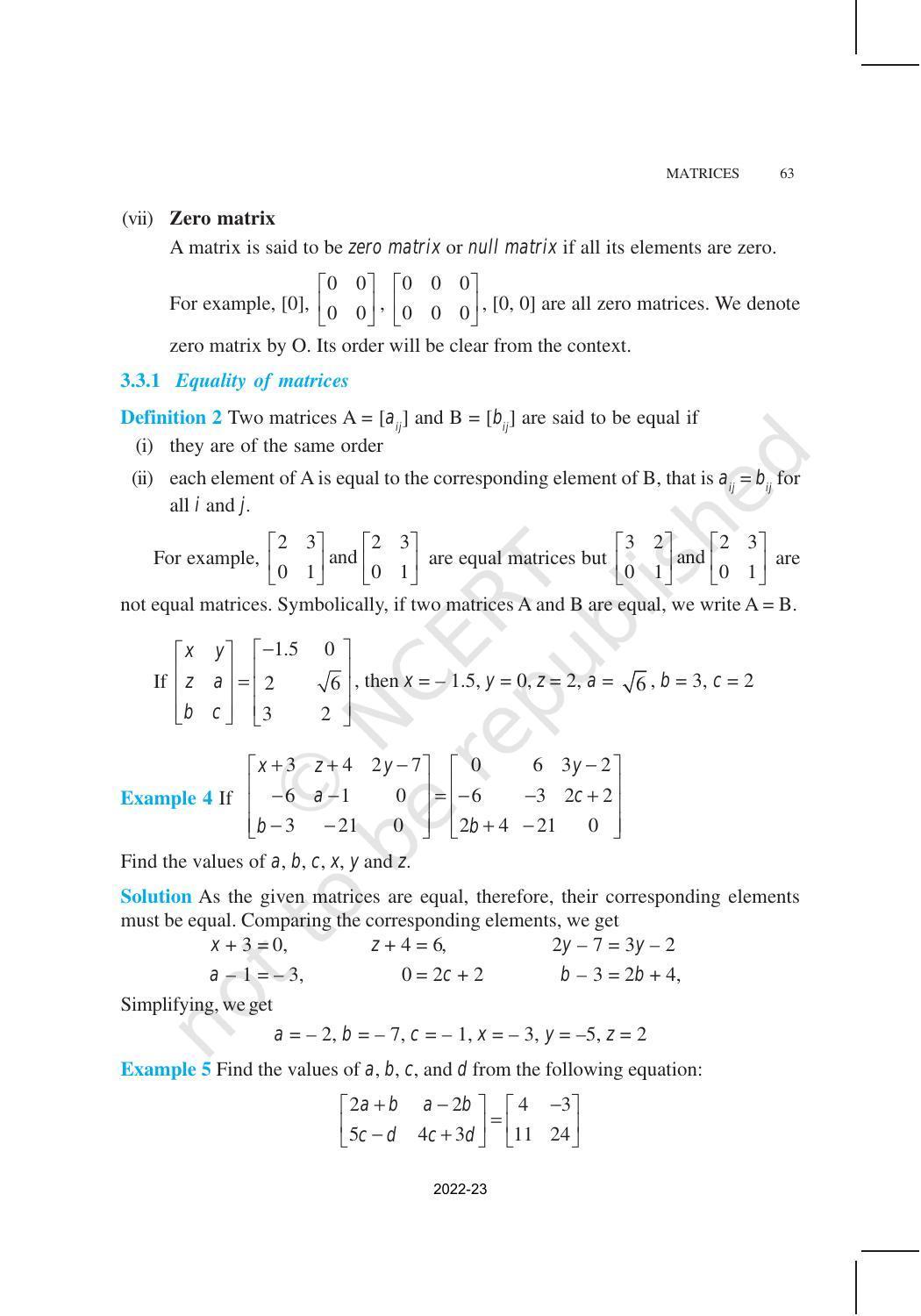 NCERT Book for Class 12 Maths Chapter 3 Matrices - Page 8