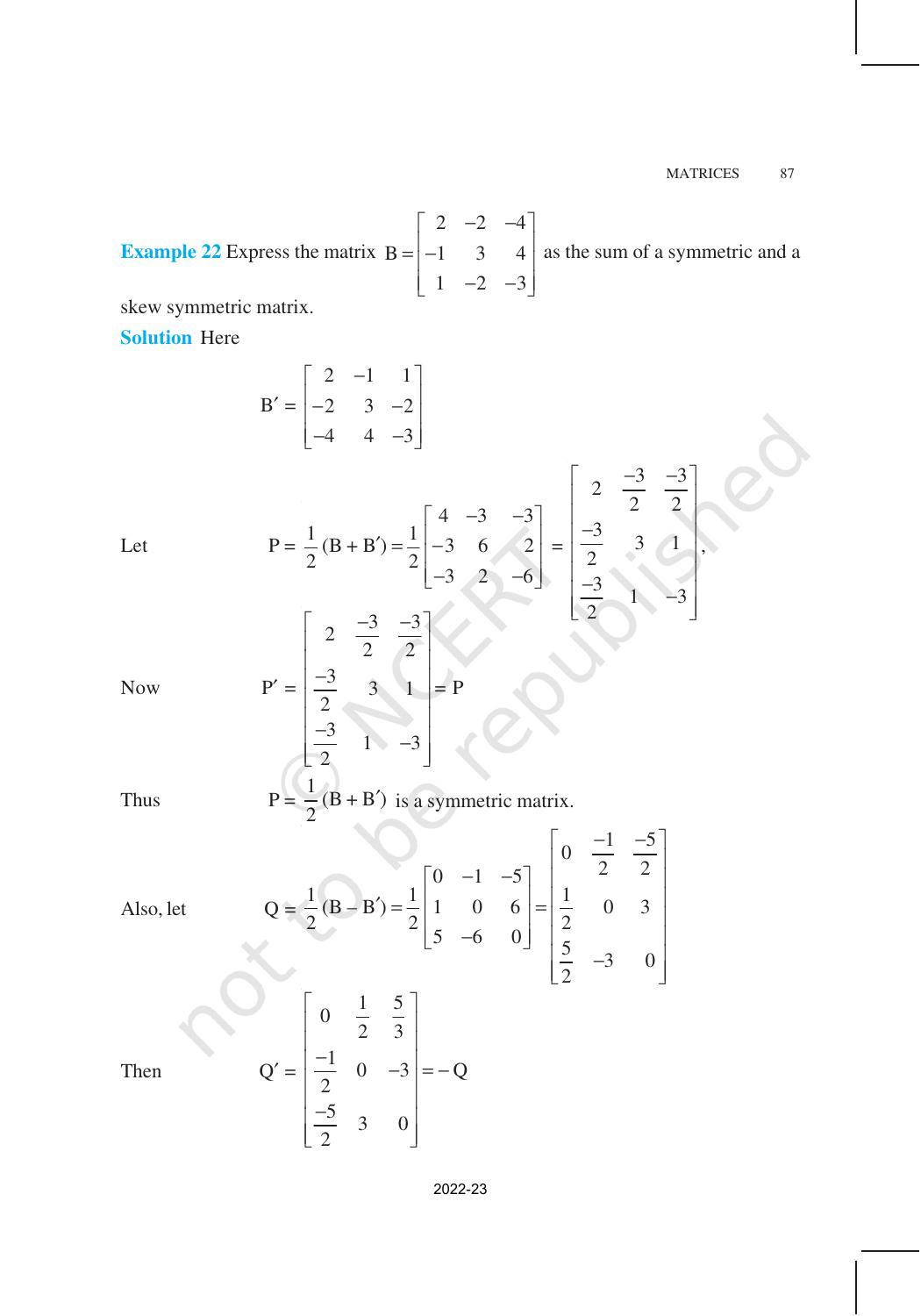 NCERT Book for Class 12 Maths Chapter 3 Matrices - Page 32