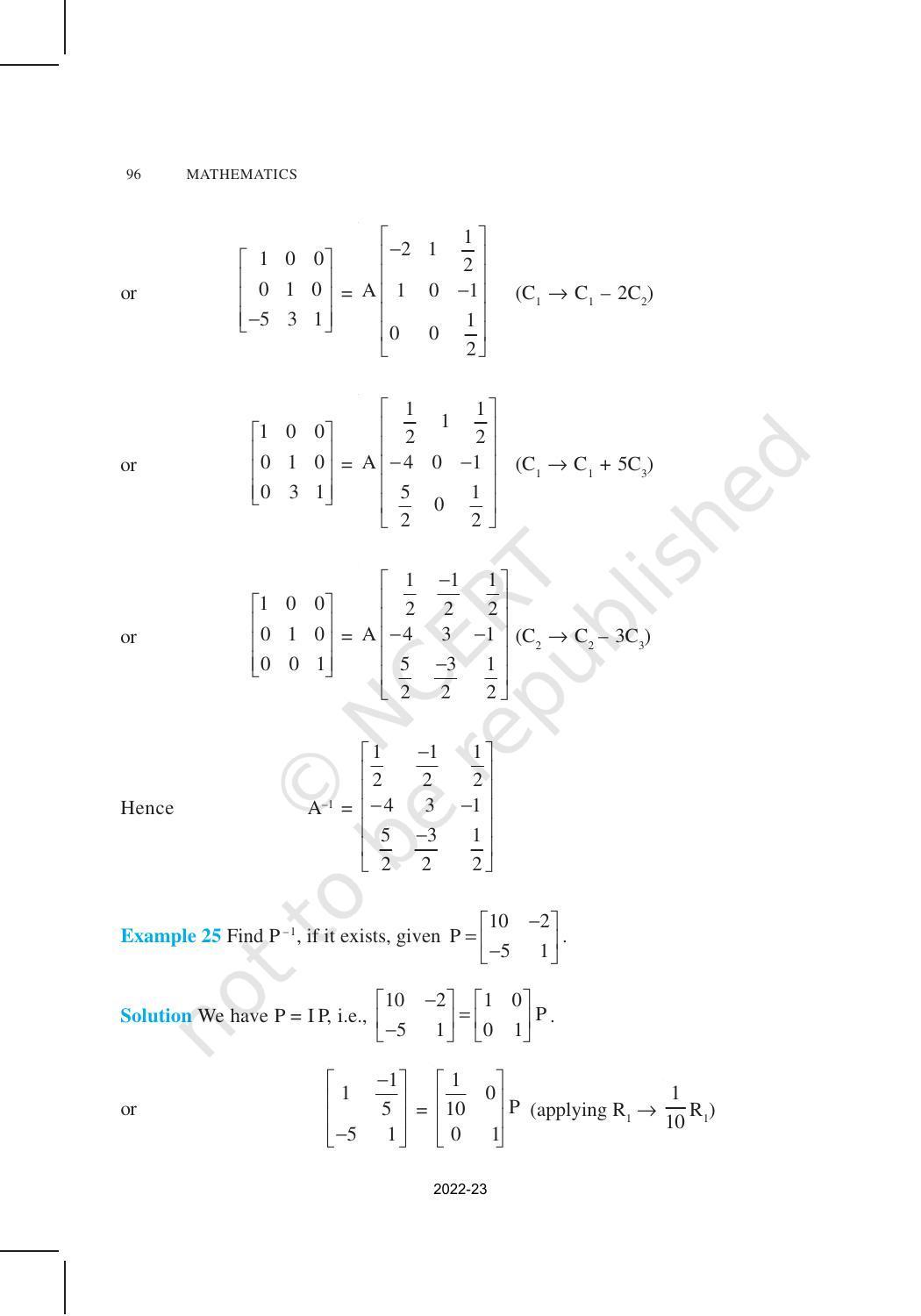 NCERT Book for Class 12 Maths Chapter 3 Matrices - Page 41