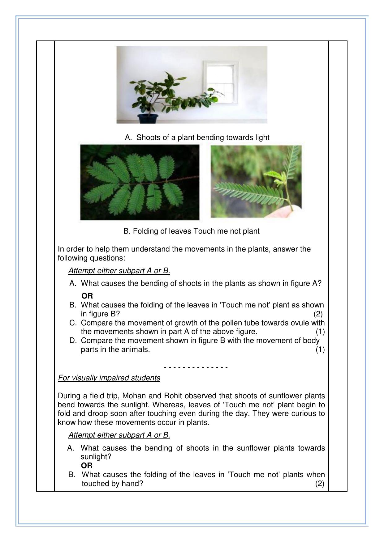 CBSE Class 10 Science Sample Paper 2025 - Page 15
