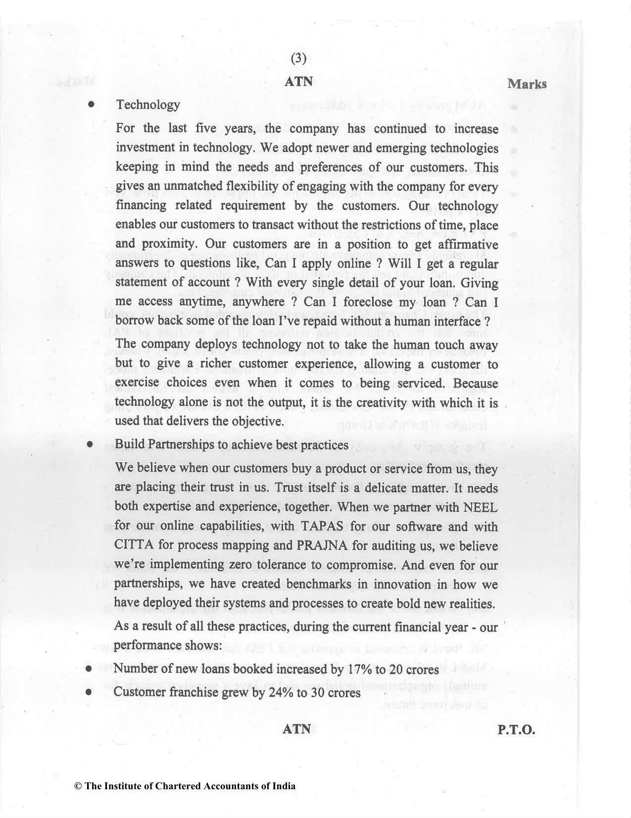 CA Final Jul 2021 Question Paper - Paper 5 – Strategic Cost Management and Performance Evaluation - Page 3