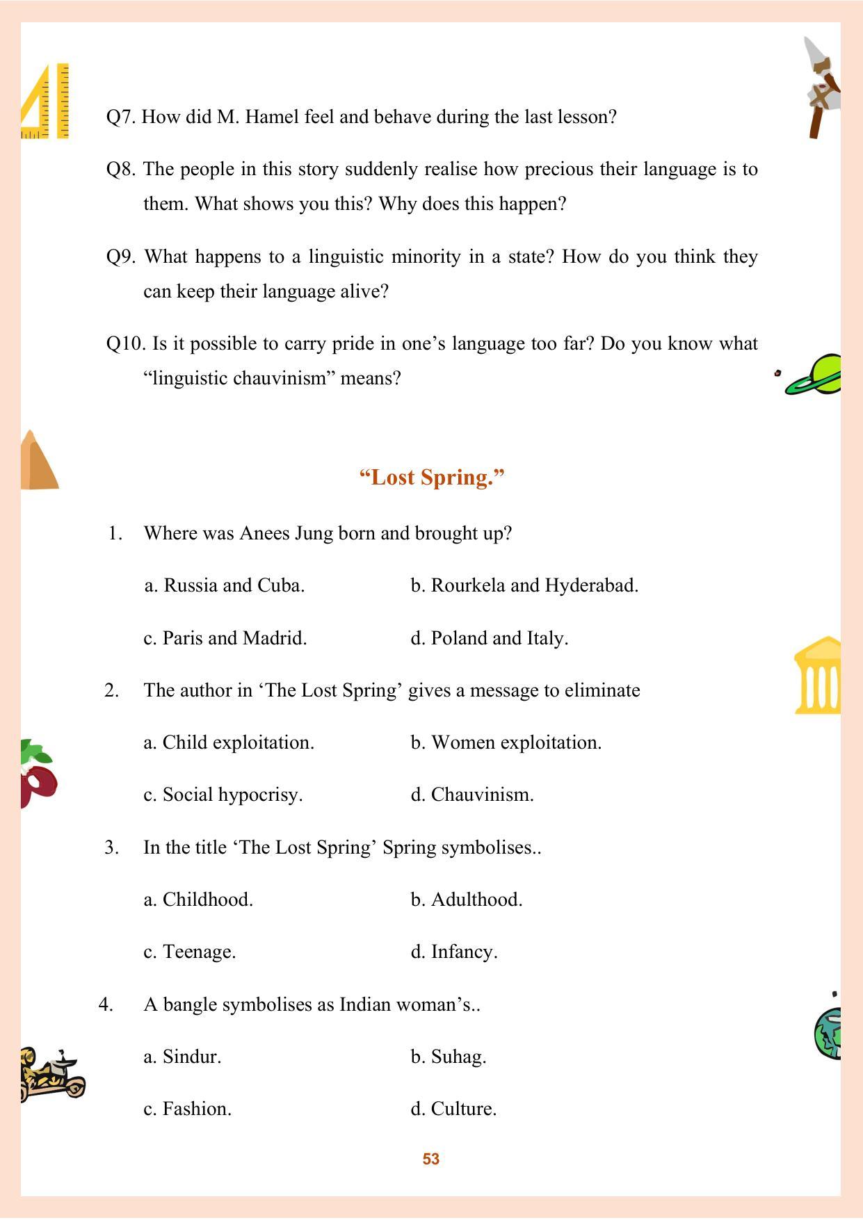 CGBSE Class 12 Question Bank 2023 - Page 54