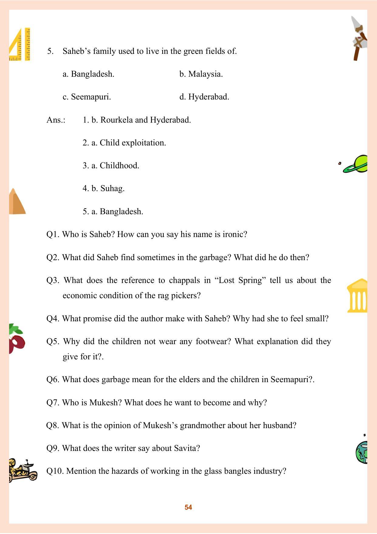 CGBSE Class 12 Question Bank 2023 - Page 55