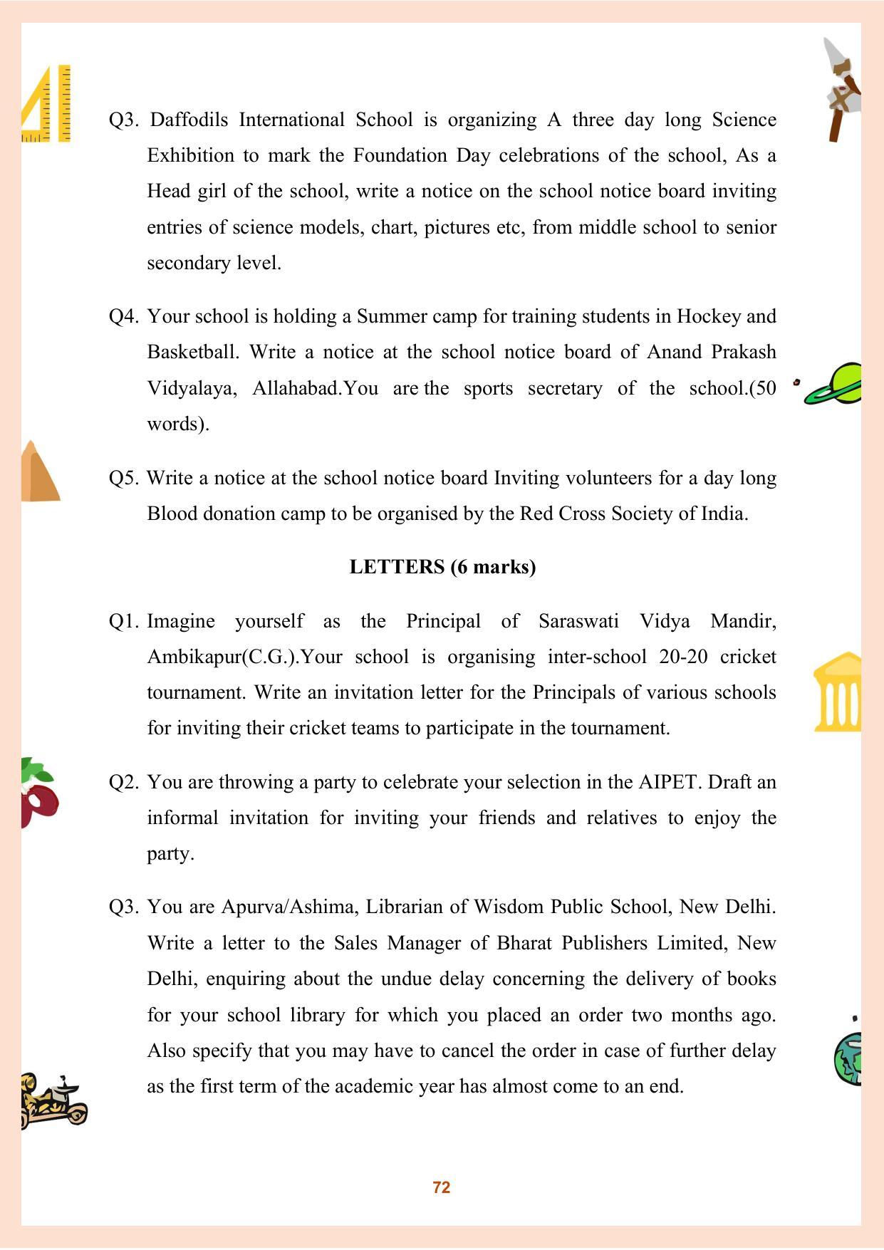 CGBSE Class 12 Question Bank 2023 - Page 73