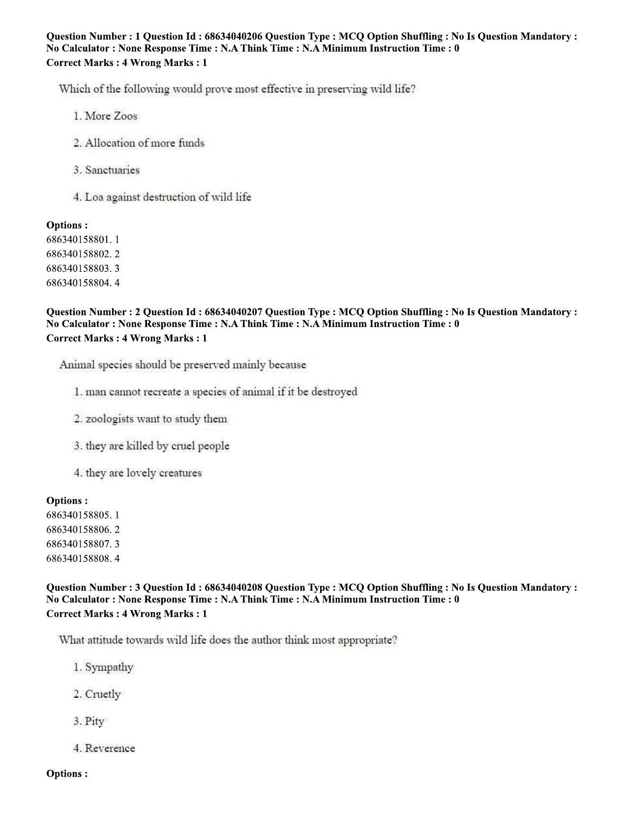 CUET PG 2023: LAQP27 – Odia (Eng) - Shift 3 (25-06-2023) Question Paper - Page 5