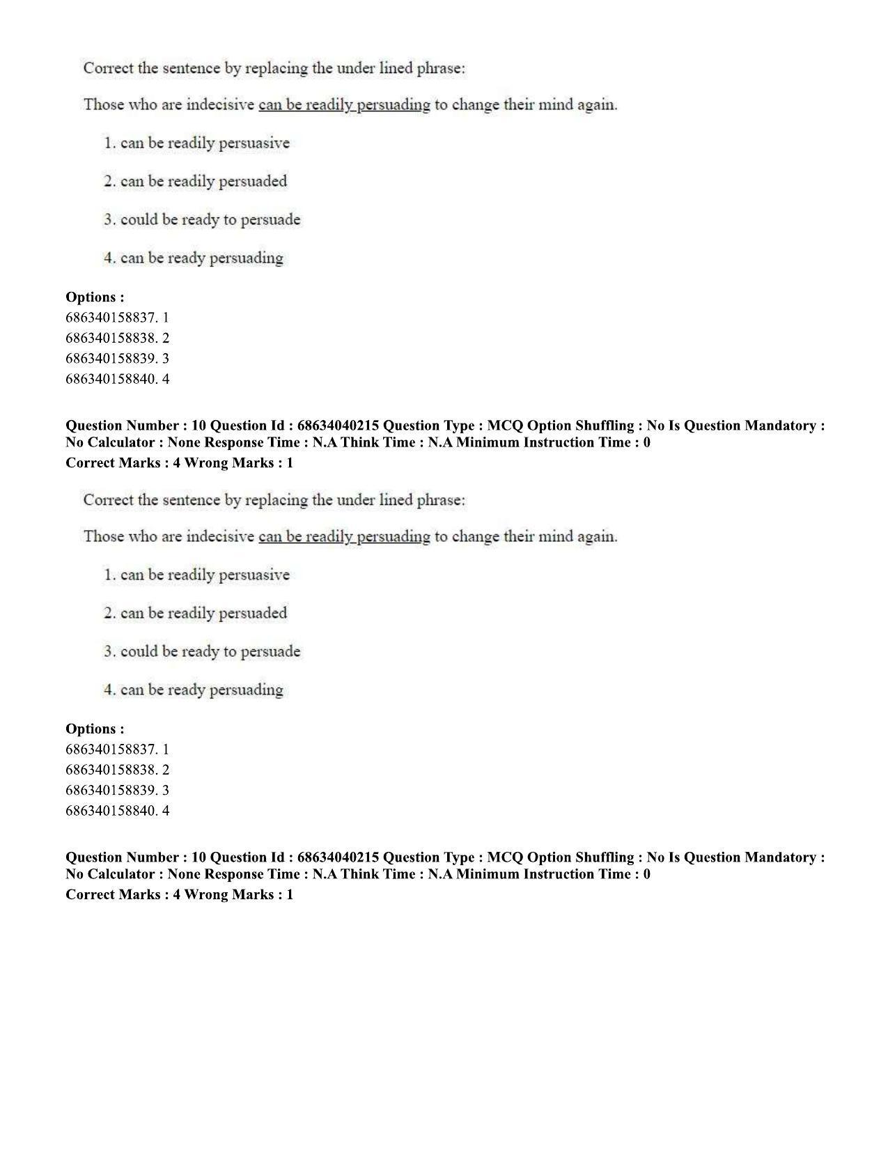 CUET PG 2023: LAQP27 – Odia (Eng) - Shift 3 (25-06-2023) Question Paper - Page 15