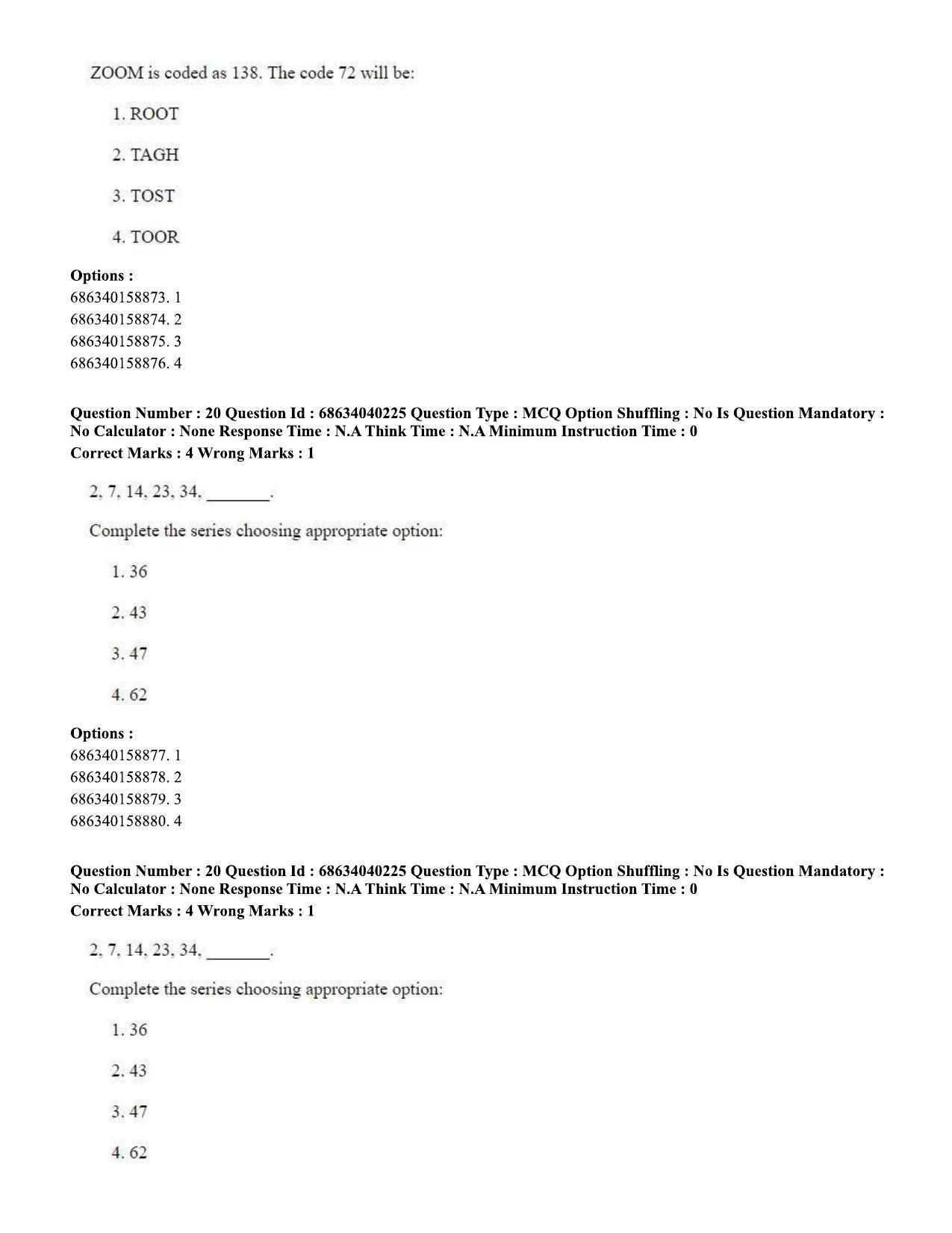 CUET PG 2023: LAQP27 – Odia (Eng) - Shift 3 (25-06-2023) Question Paper - Page 28