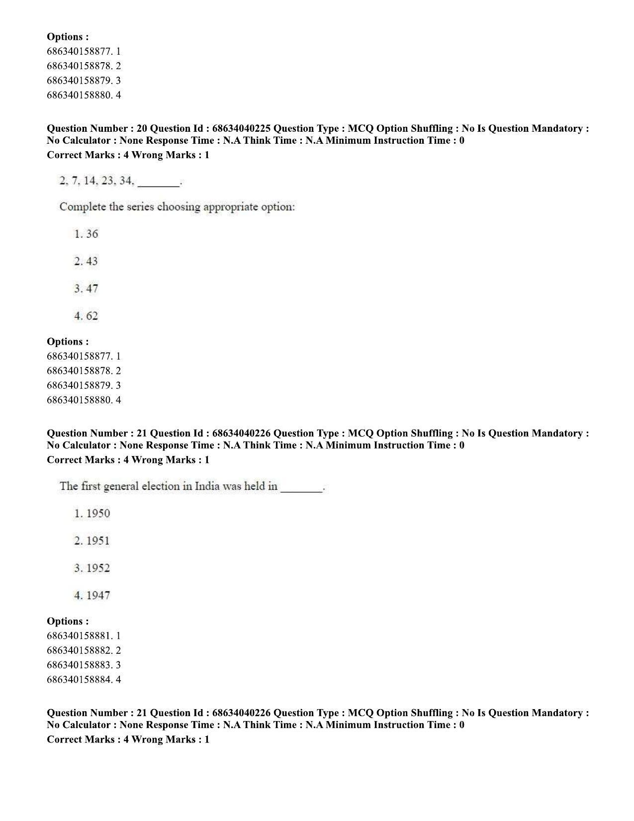 CUET PG 2023: LAQP27 – Odia (Eng) - Shift 3 (25-06-2023) Question Paper - Page 29