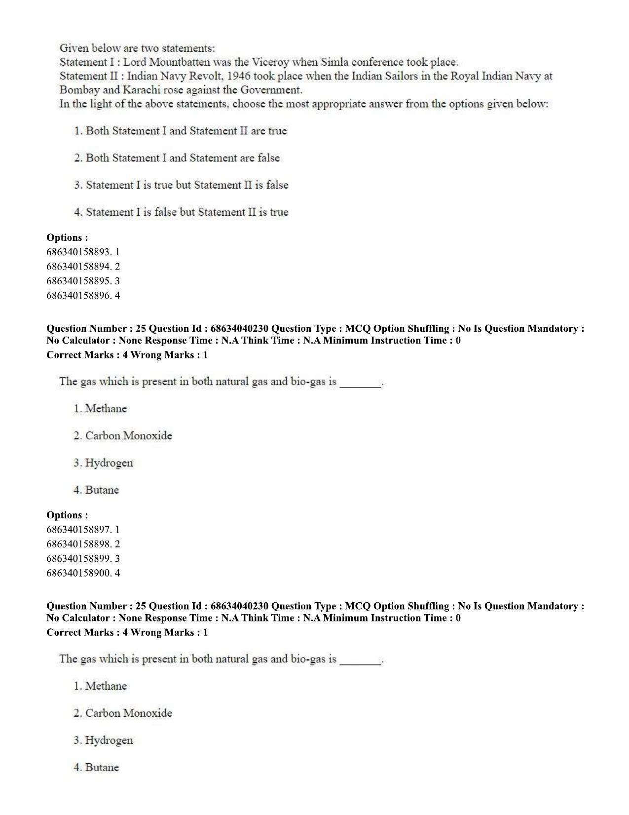 CUET PG 2023: LAQP27 – Odia (Eng) - Shift 3 (25-06-2023) Question Paper - Page 35