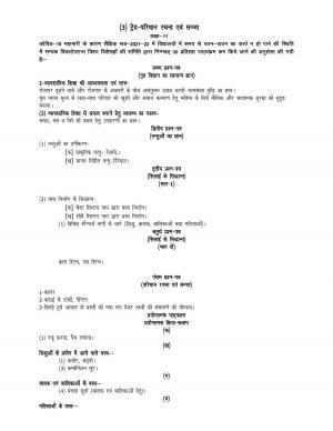 UP Board 11th Syllabus Trade-3 Dress Making & Decoration