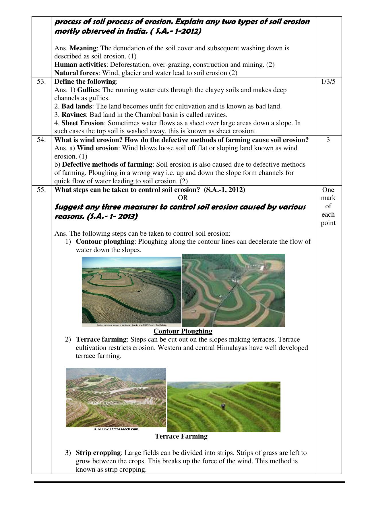 CBSE Worksheets for Class 10 Social Science Resources and Development Assignment - Page 8