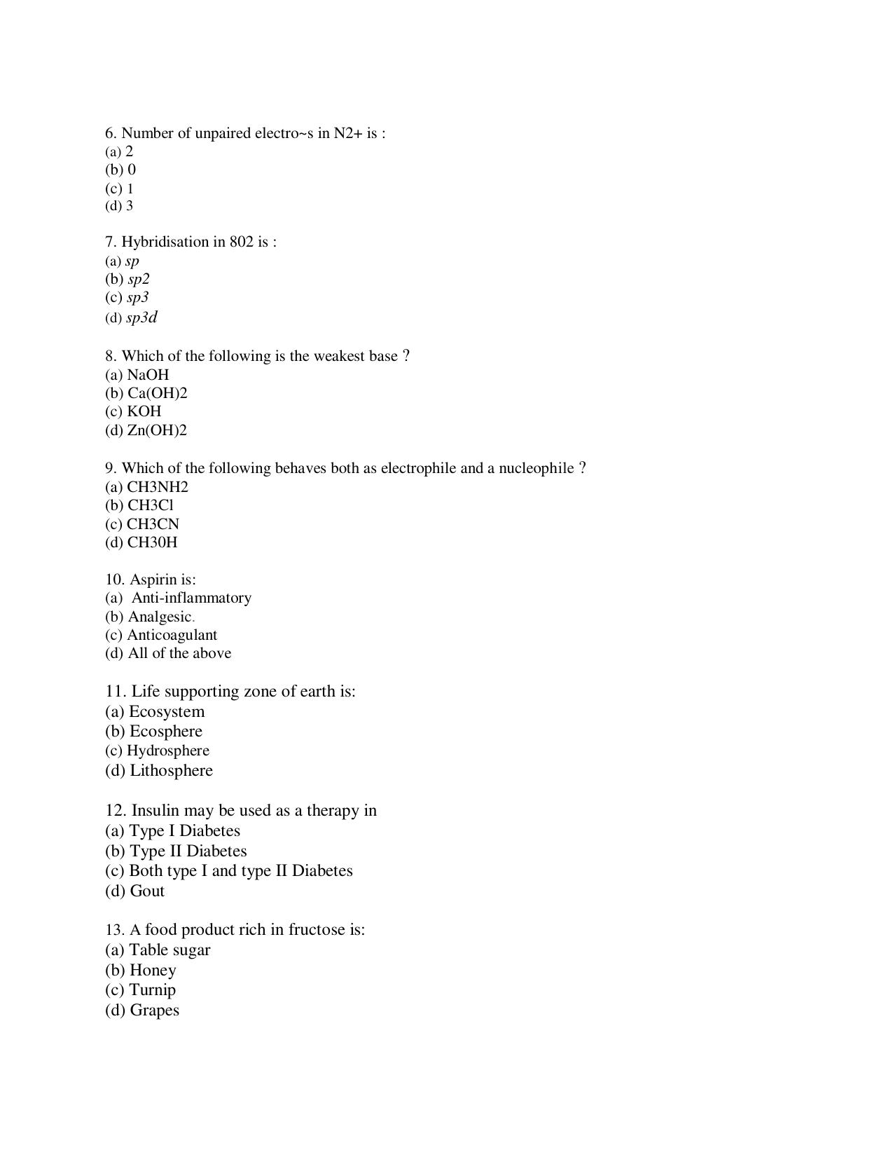 KUET 2023 M.Sc. BioChemistry Question Paper - Page 130
