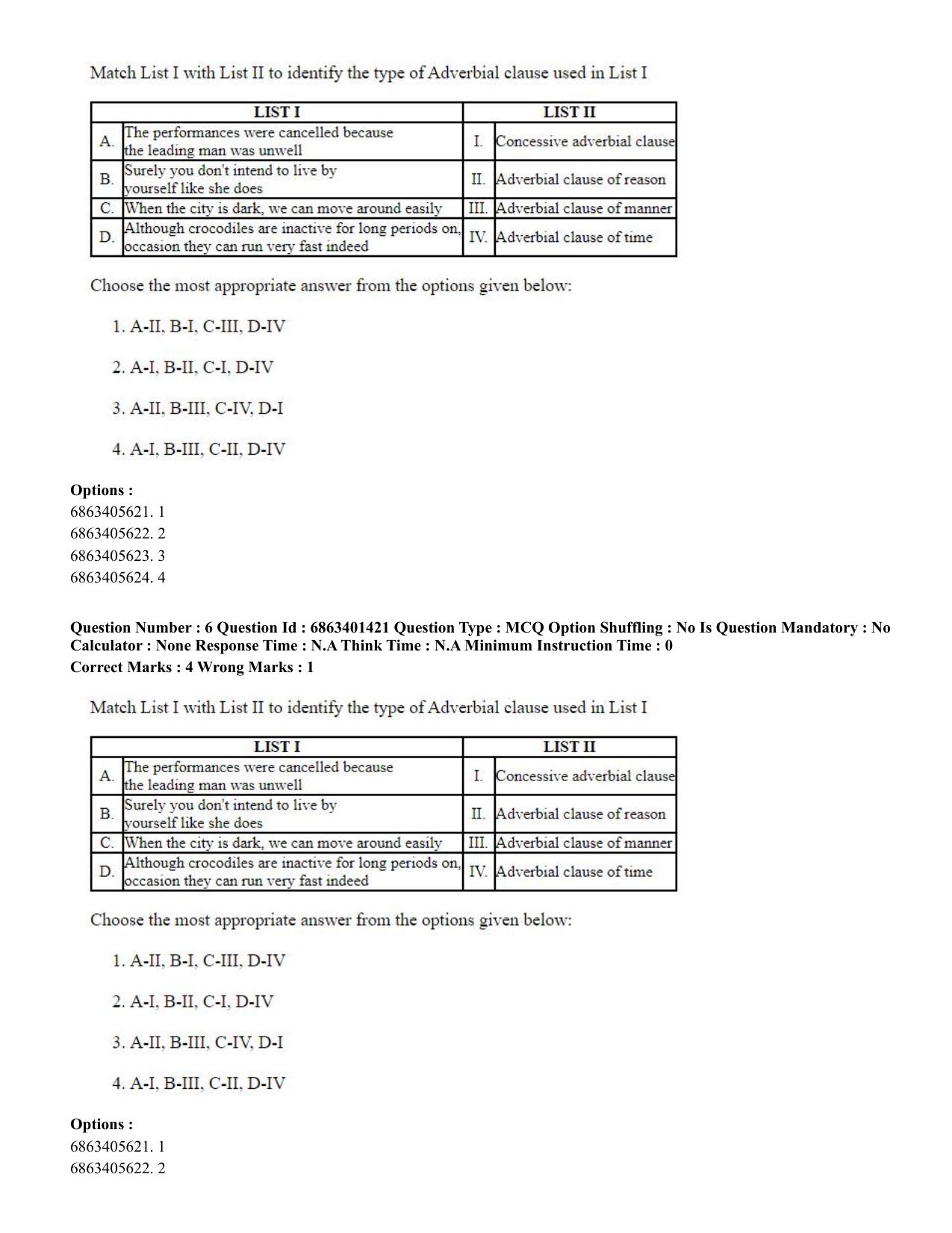 CUET PG 2023: MTQP11 – Water Engineering and Management (Eng.)-Shift 2 (05-06-2023) Question Paper - Page 9