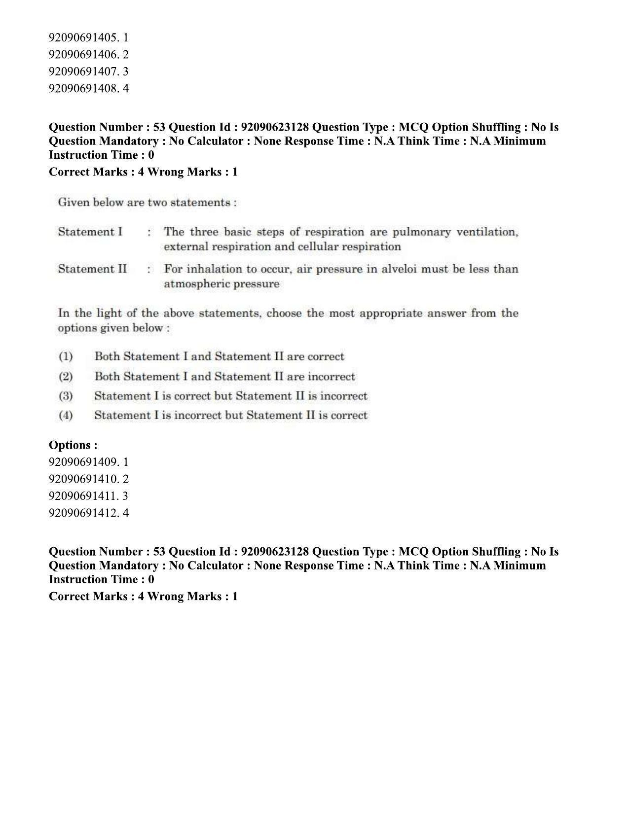 CUET PG 2023: SCQP13 – Forensic Science Hin - Shift 2 (24-06-2023) Question Paper - Page 55