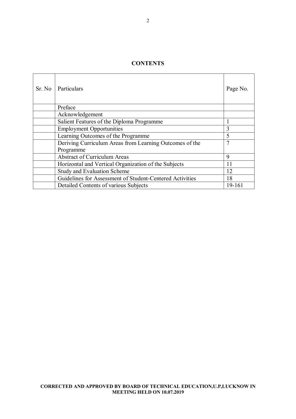 EFFECTIVE FROM JULY 2019-20 - SIX SEMESTER DIPLOMA COURSE IN INSTRUMENTATION AND CONTROL ENGINEERING - Page 2