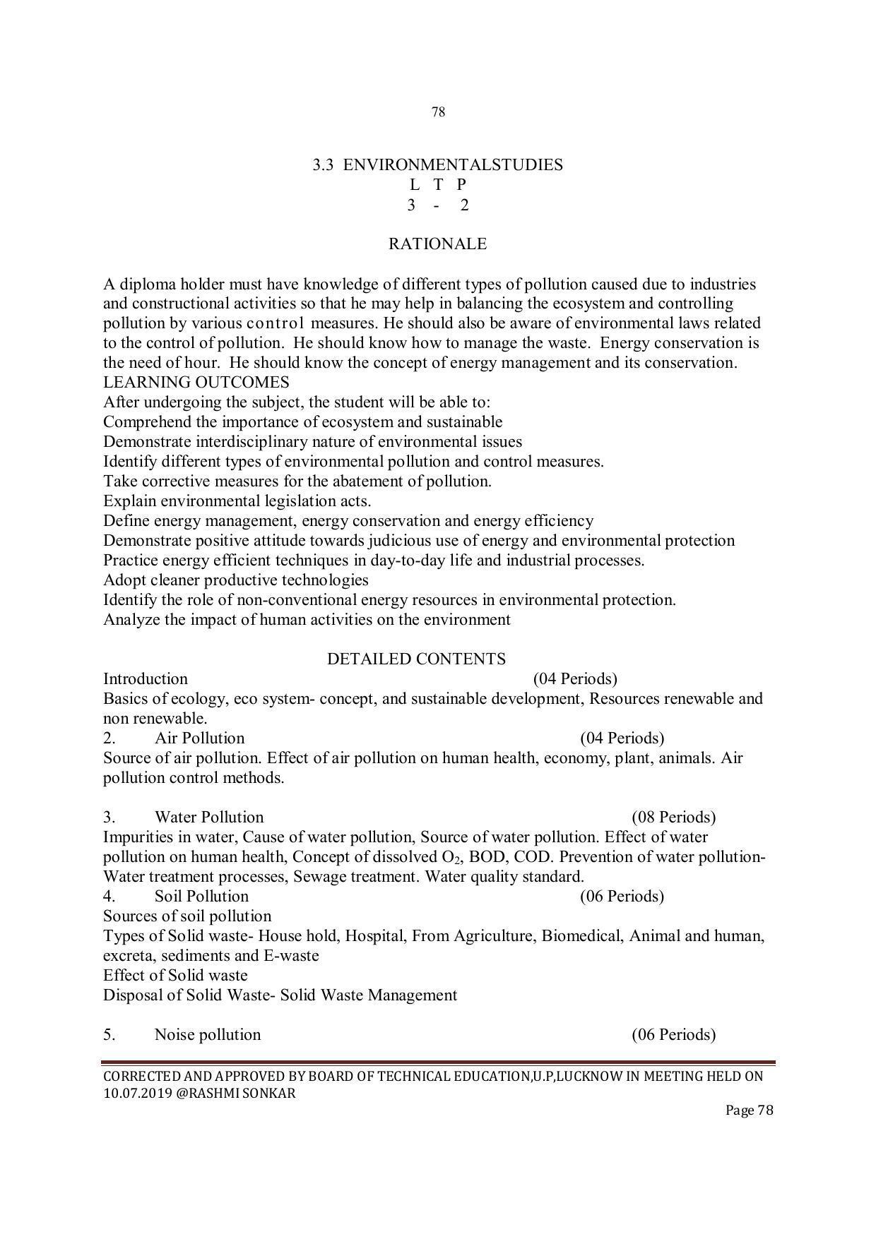EFFECTIVE FROM JULY 2019-20 - SIX SEMESTER DIPLOMA COURSE IN INSTRUMENTATION AND CONTROL ENGINEERING - Page 80