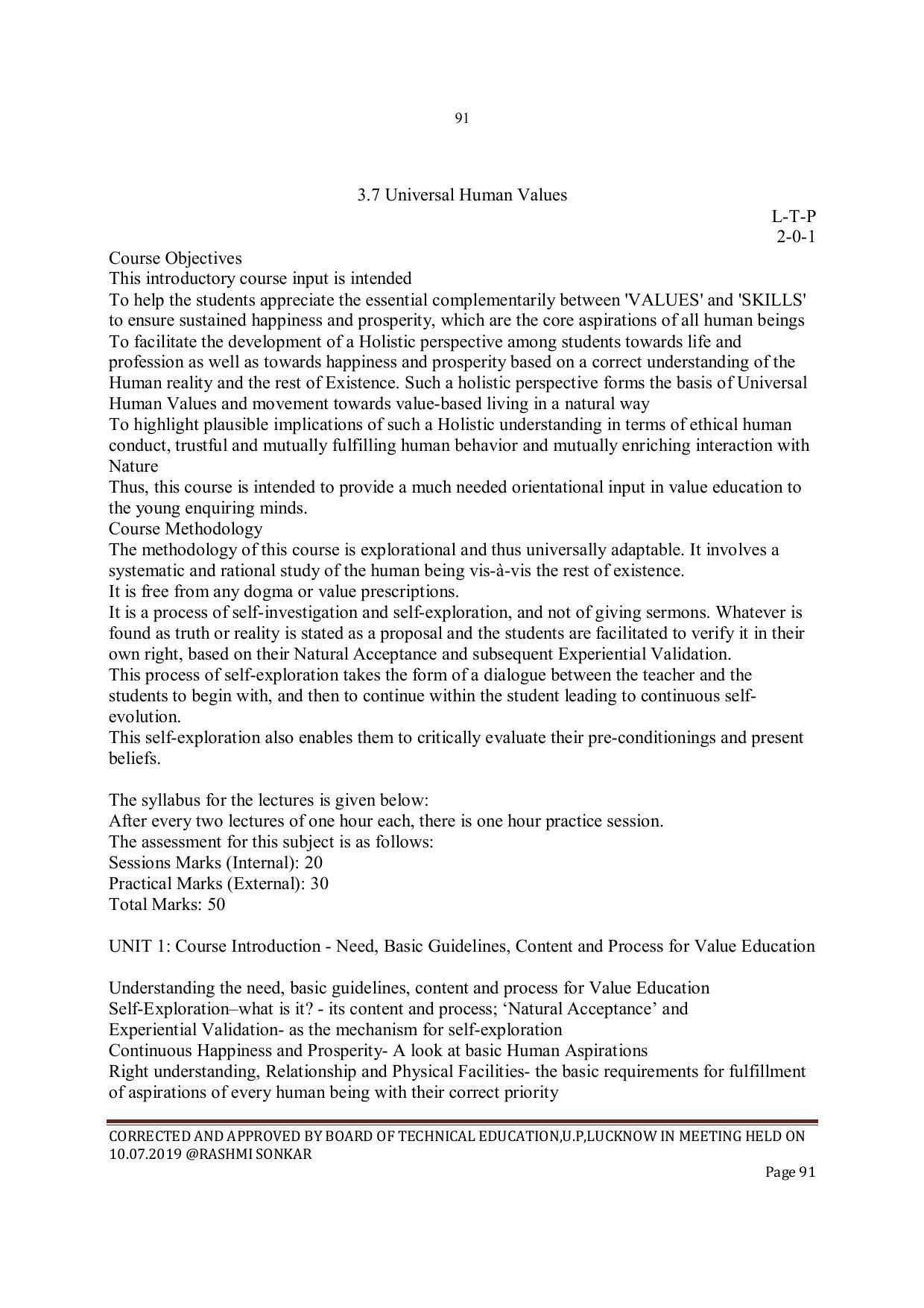 EFFECTIVE FROM JULY 2019-20 - SIX SEMESTER DIPLOMA COURSE IN INSTRUMENTATION AND CONTROL ENGINEERING - Page 93