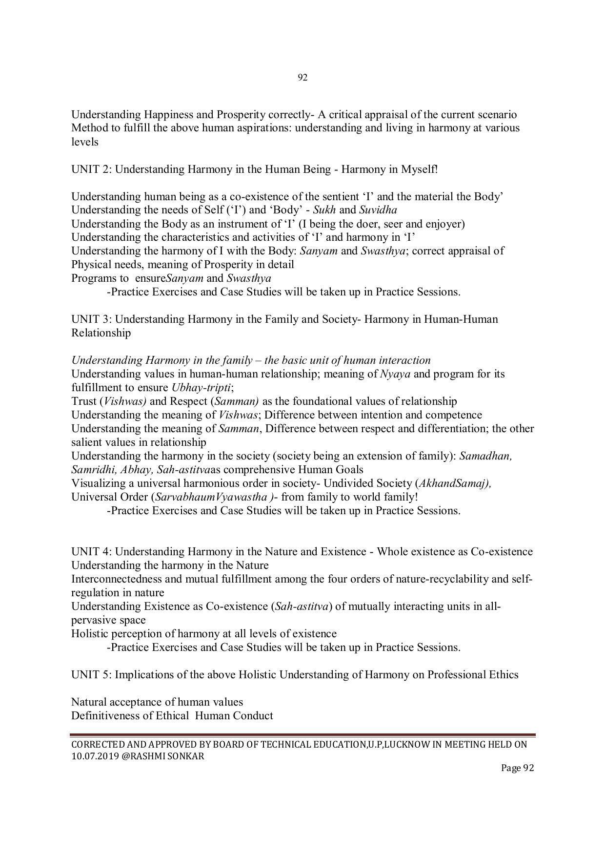 EFFECTIVE FROM JULY 2019-20 - SIX SEMESTER DIPLOMA COURSE IN INSTRUMENTATION AND CONTROL ENGINEERING - Page 94