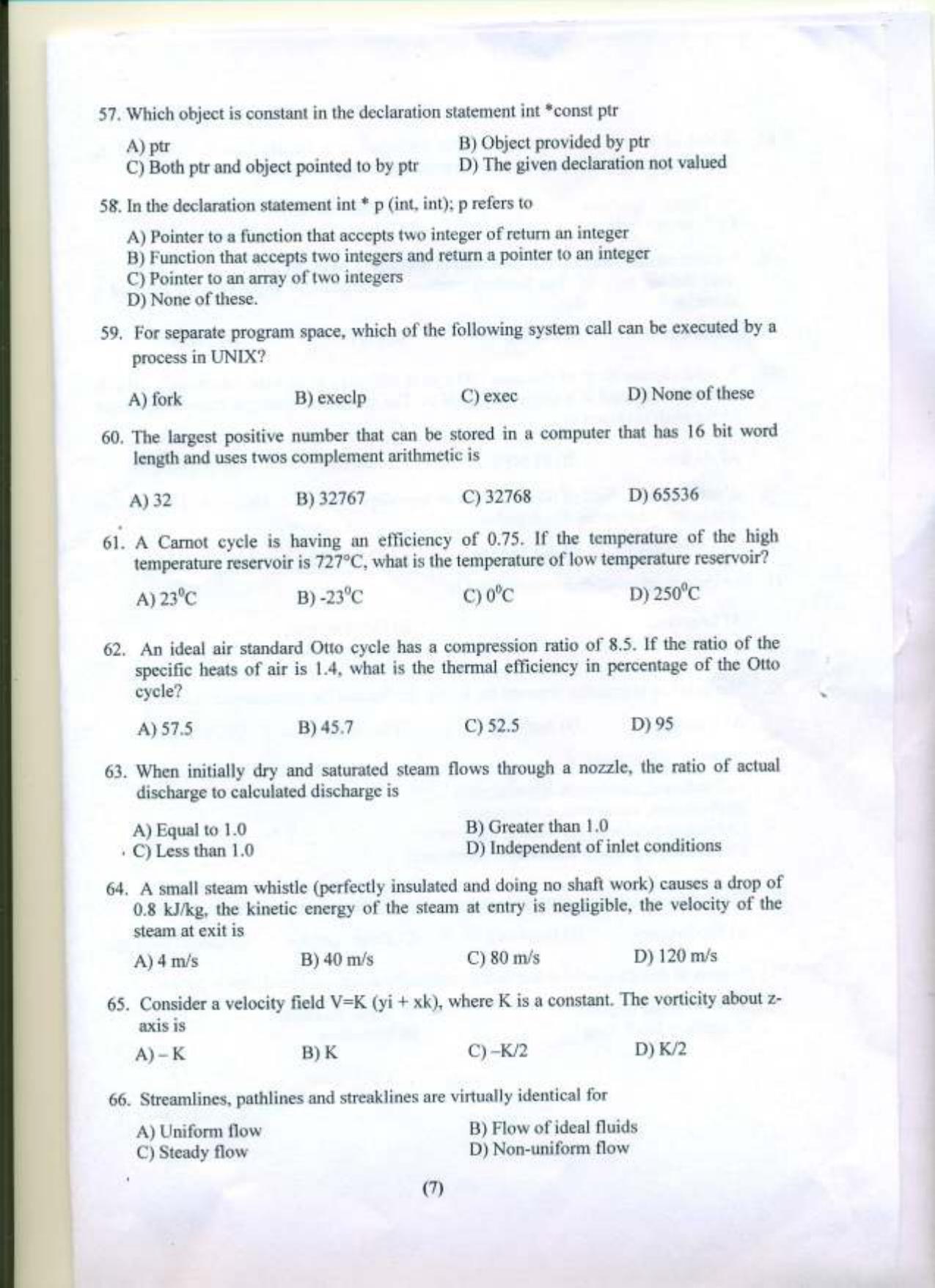 PULEET 2015 Question Paper with Answer Key - Page 8