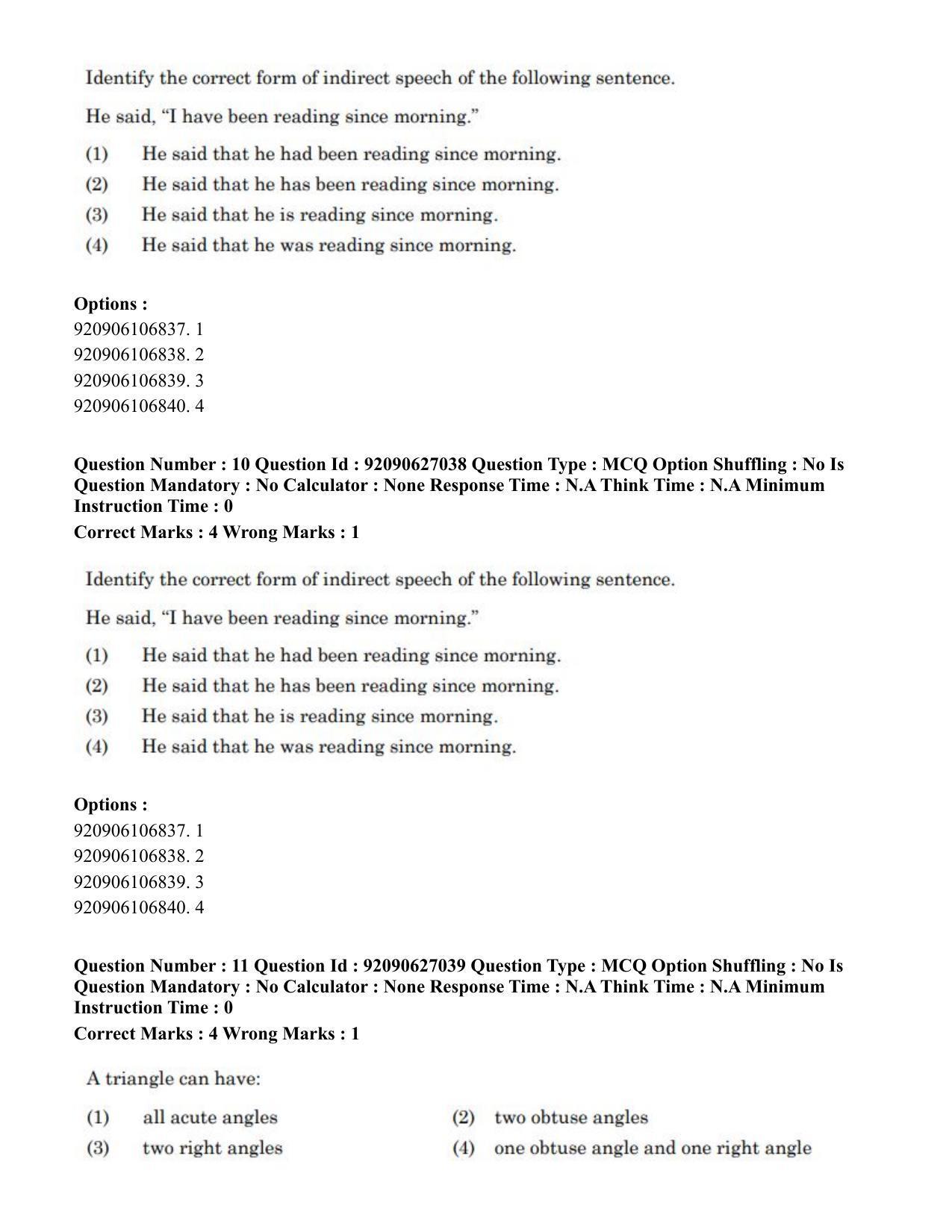 CUET PG 2023: SCQP09 – Computer Science, Information Technology etc (Eng) - Shift 3 (16-06-2023) Question Paper - Page 11