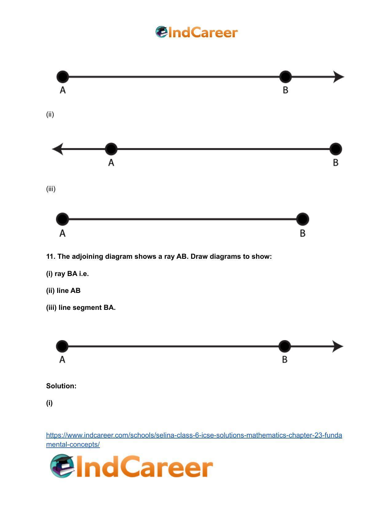 Selina Class 6 ICSE Solutions Mathematics : Chapter 23- Fundamental Concepts - Page 12
