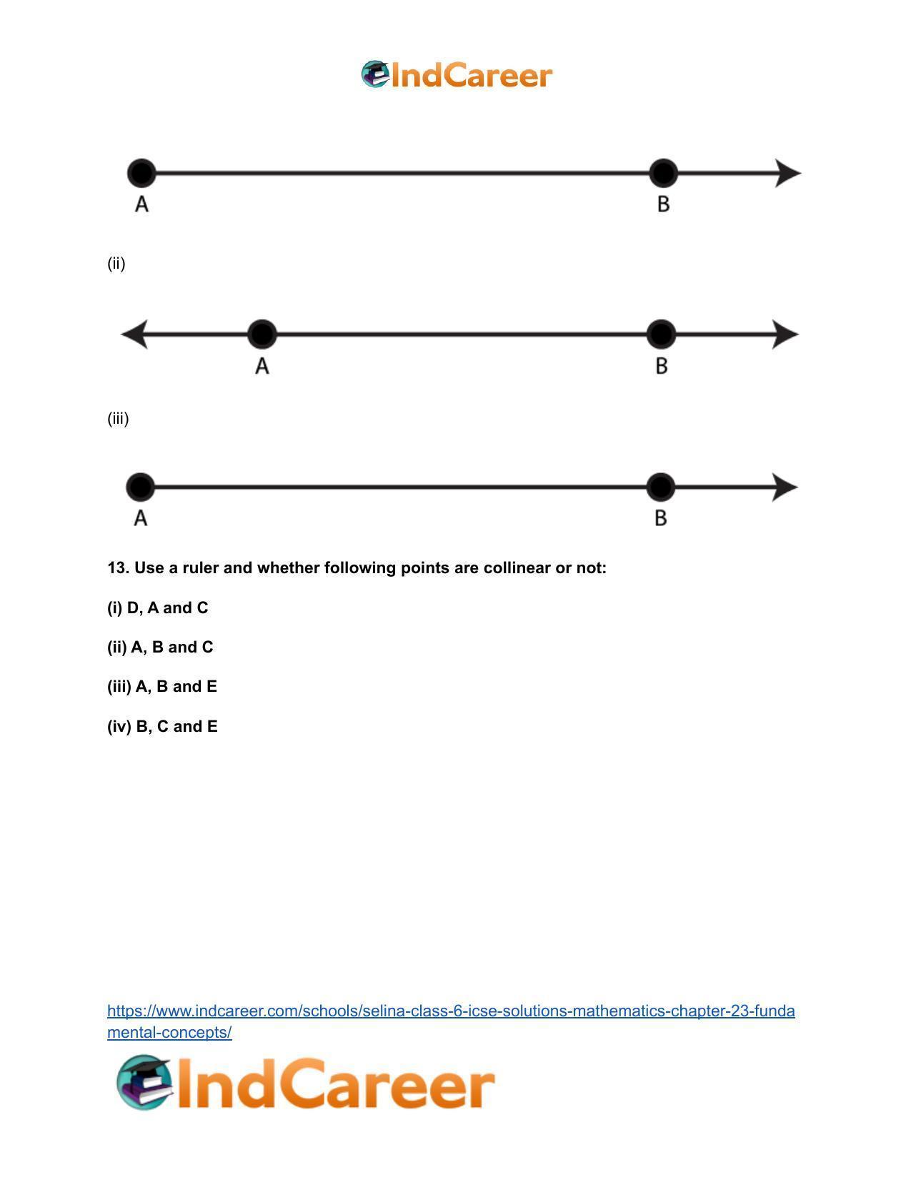 Selina Class 6 ICSE Solutions Mathematics : Chapter 23- Fundamental Concepts - Page 14