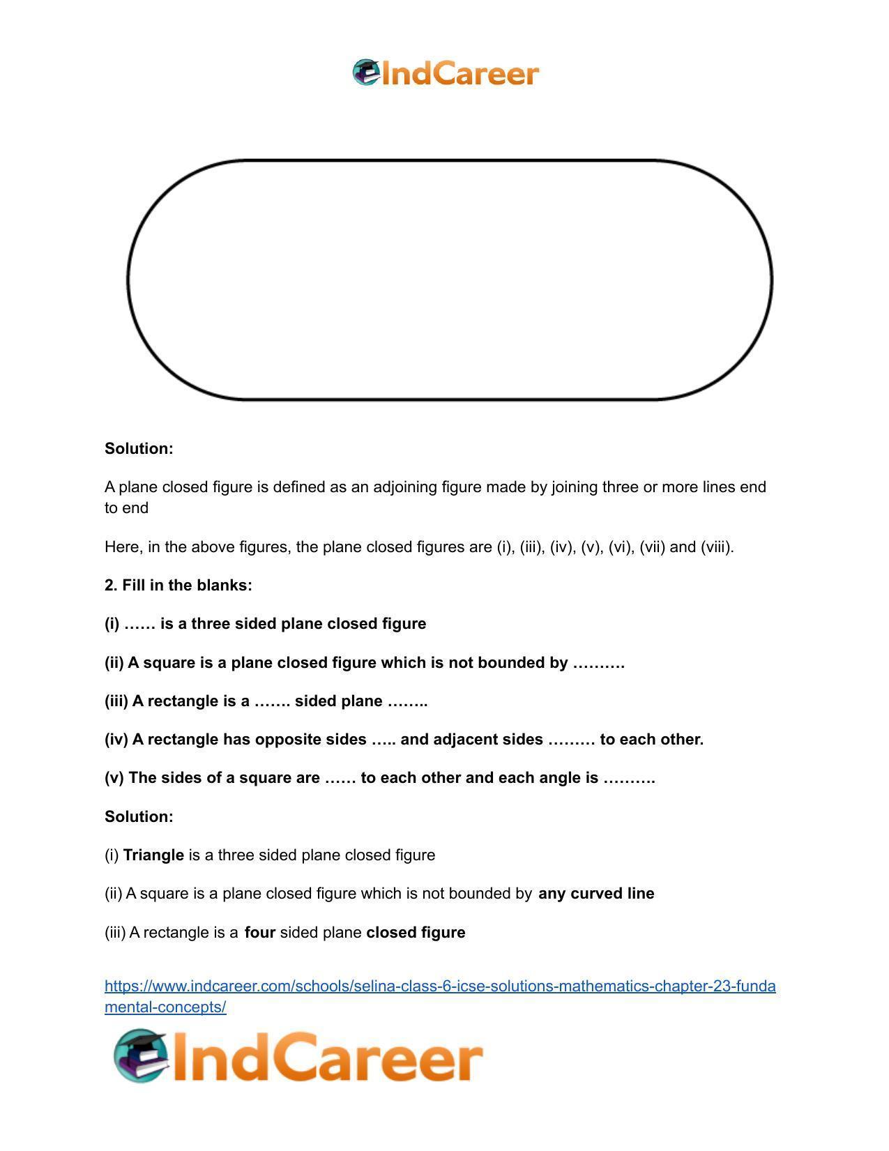 Selina Class 6 ICSE Solutions Mathematics : Chapter 23- Fundamental Concepts - Page 22