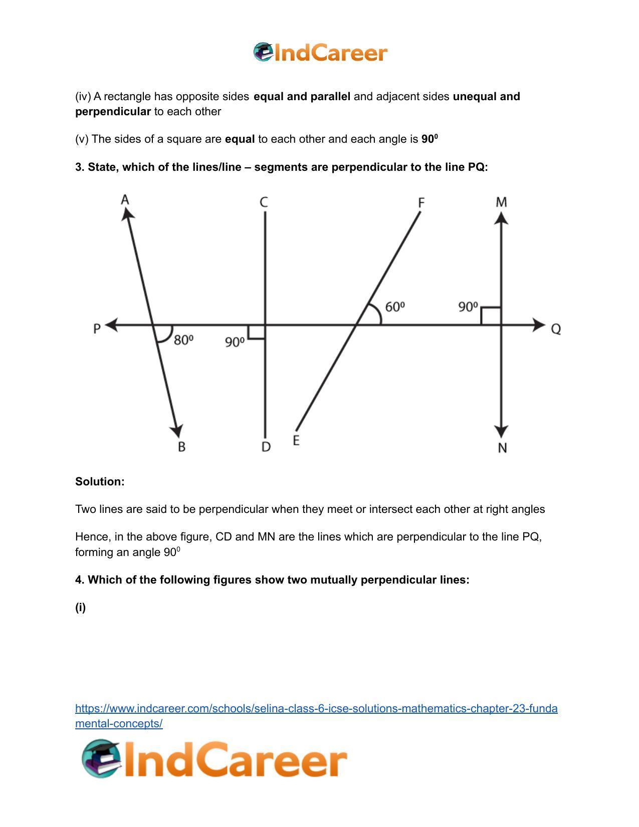 Selina Class 6 ICSE Solutions Mathematics : Chapter 23- Fundamental Concepts - Page 23