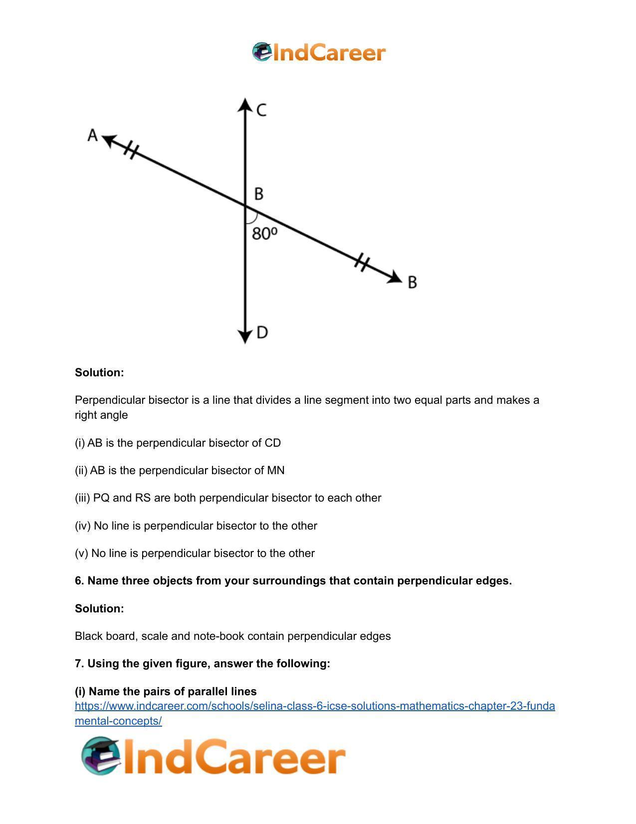 Selina Class 6 ICSE Solutions Mathematics : Chapter 23- Fundamental Concepts - Page 28