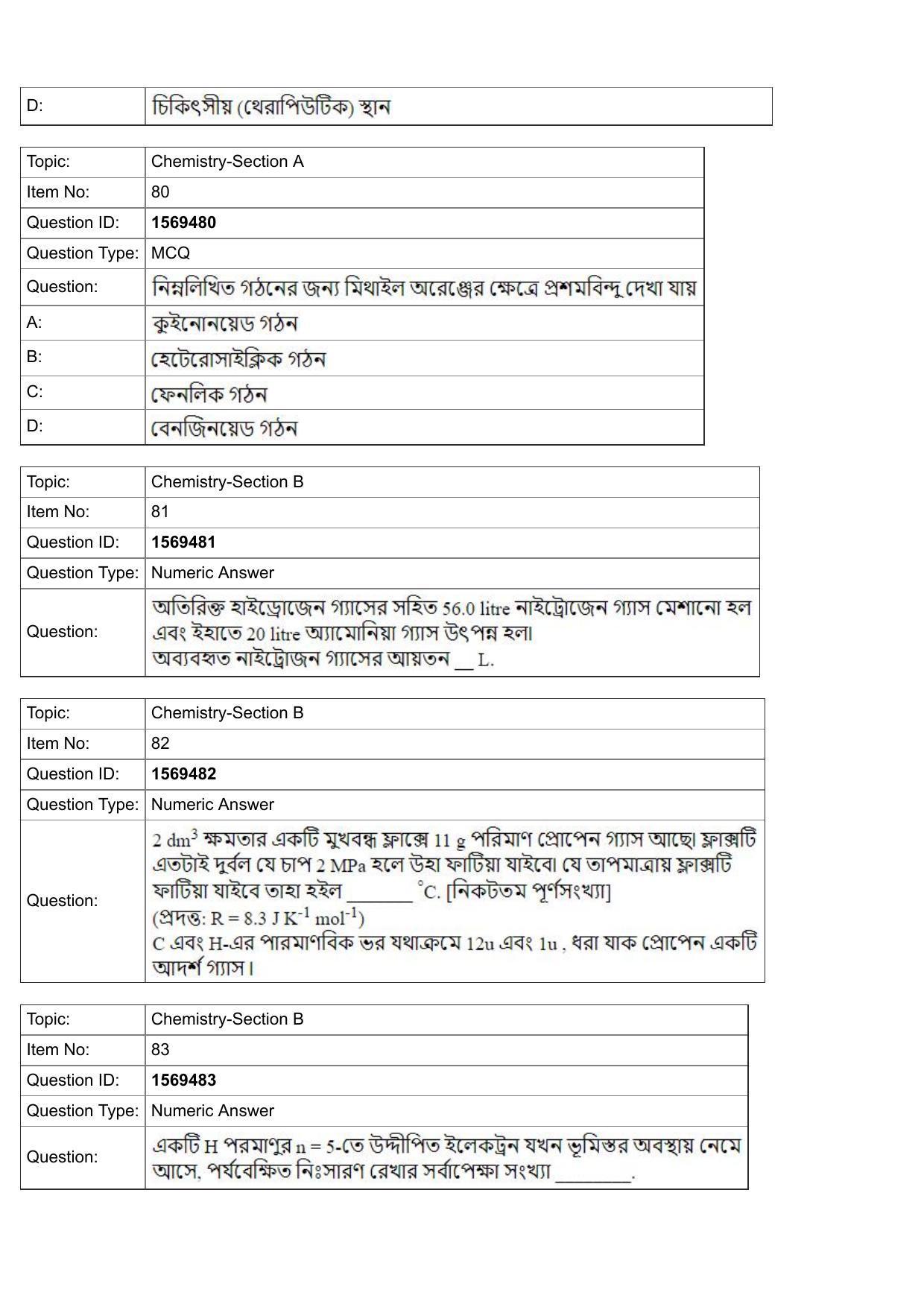 JEE Mains 2022: BTech Bengali (Shift 2) 25-07-2022 Question Paper - Page 28