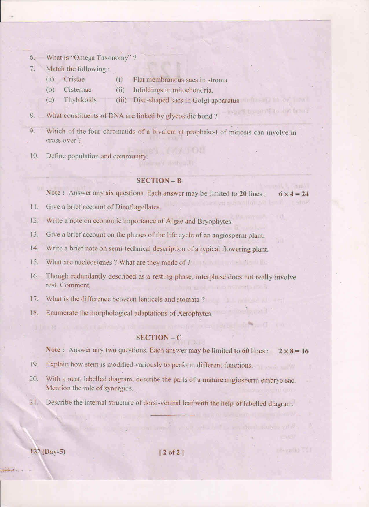 AP Inter 1st Year Botany-I (EM) March-2019-General Question Paper - Page 2