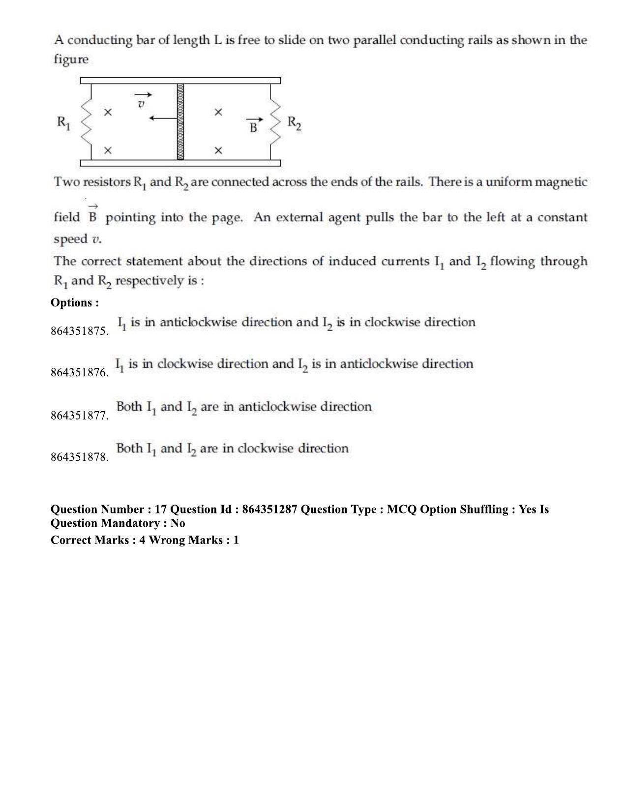 JEE Mains 2021: BTech EMA (Shift 1) 16-03-2021 Question Paper - Page 21