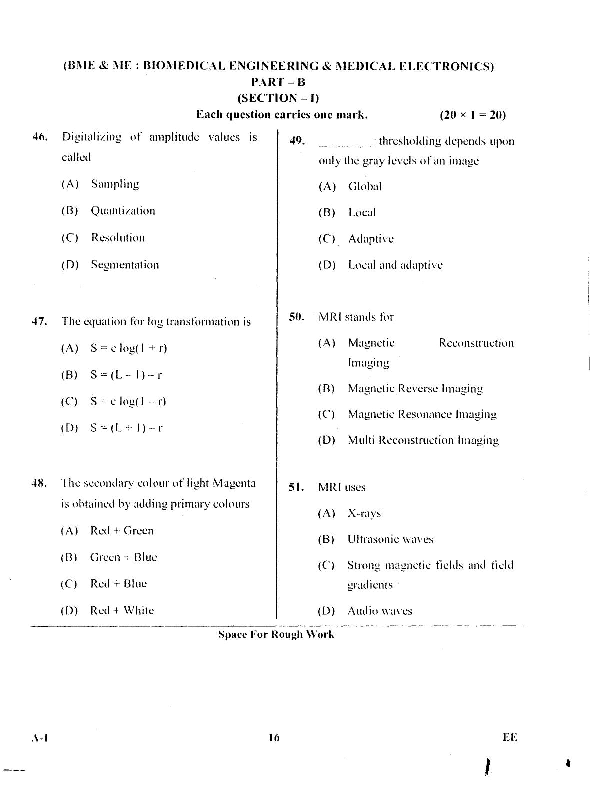 Karnataka PGCET 2017 Electrical Sciences Question Paper - Page 15
