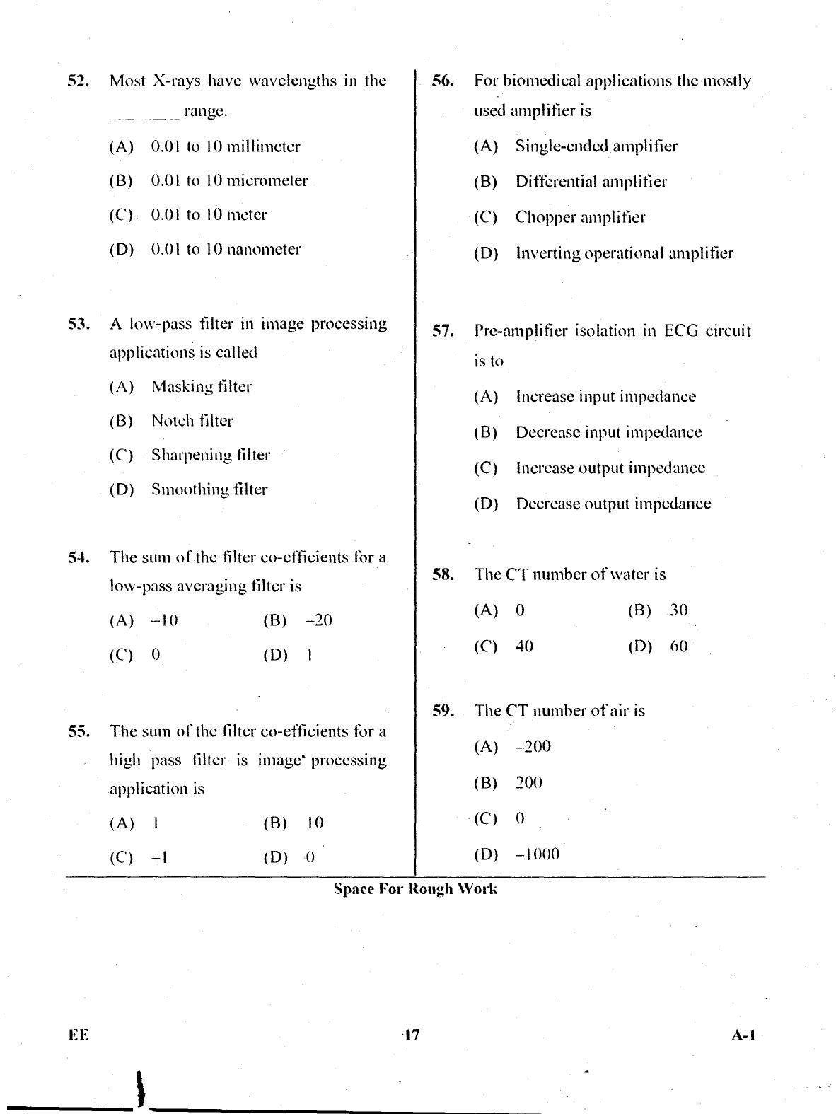 Karnataka PGCET 2017 Electrical Sciences Question Paper - Page 16