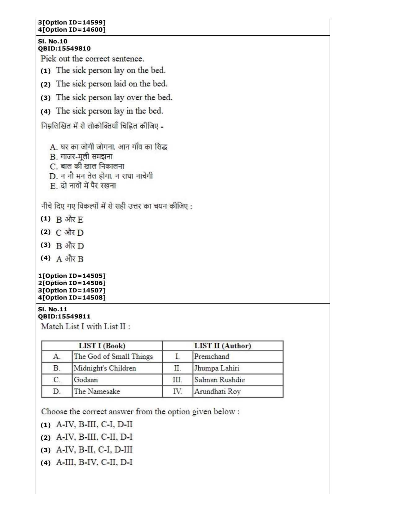 CUET (PG) 2022: PGQP-62 Urdu Journalism Mass Media in Urdu (05-09-2022) Question Paper - Page 6