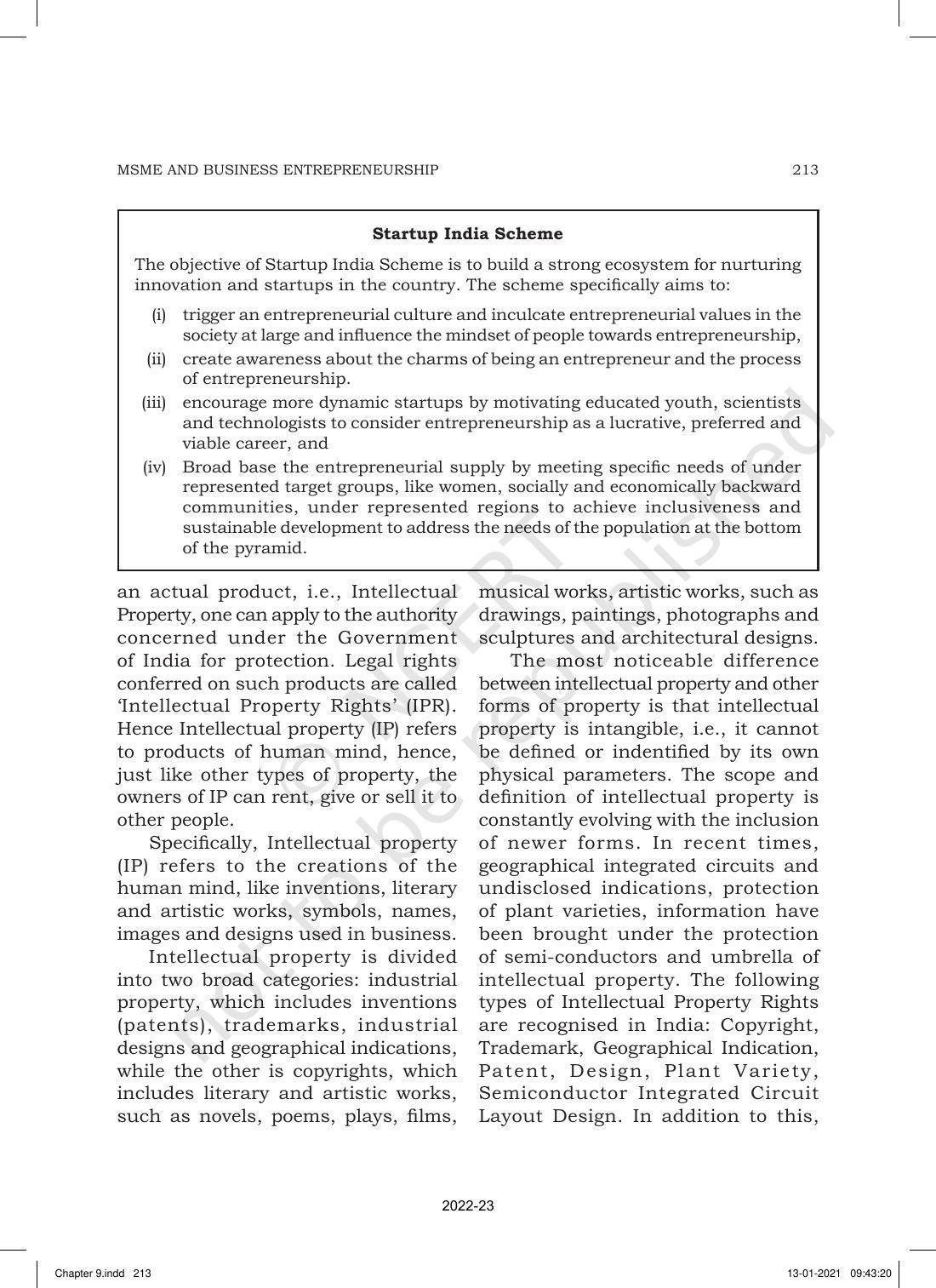 NCERT Book for Class 11 Business Studies Chapter 9 Small Business - Page 10